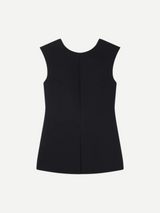 Rohe-Sculptural Open Back Top - Black-Tops-Boboli-Vancouver-Canada