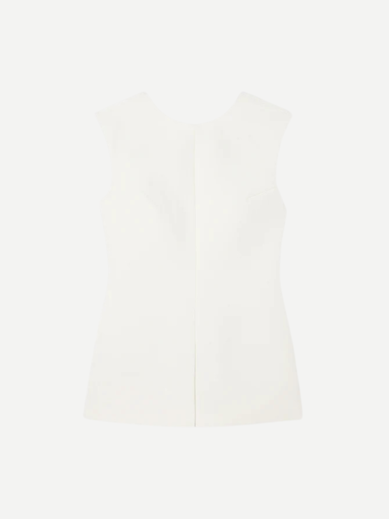 Rohe-Sculptural Open Back Top - Cream-Tops-Boboli-Vancouver-Canada