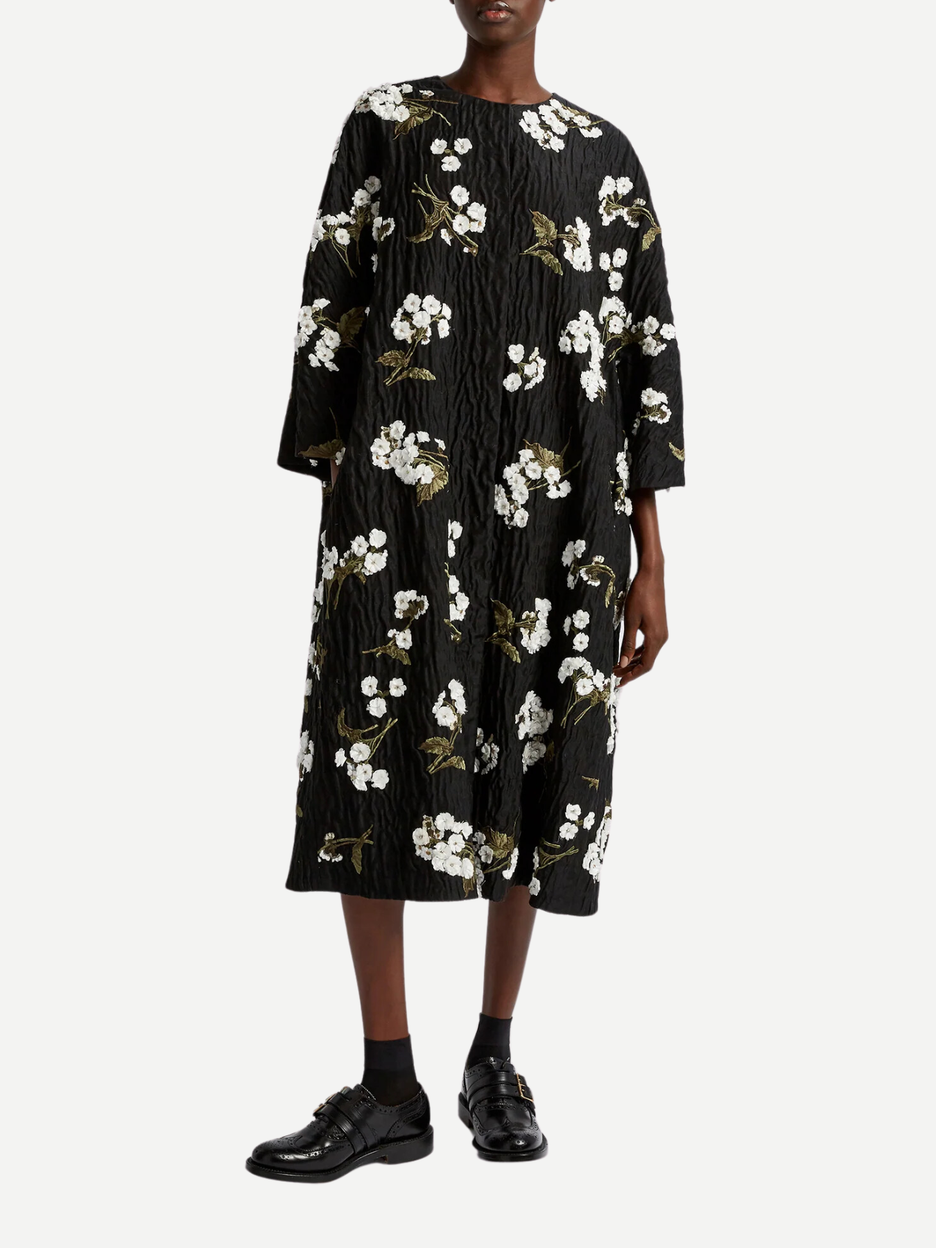 Erdem-Evening Coat - Black-Coats-M-Boboli-Vancouver-Canada