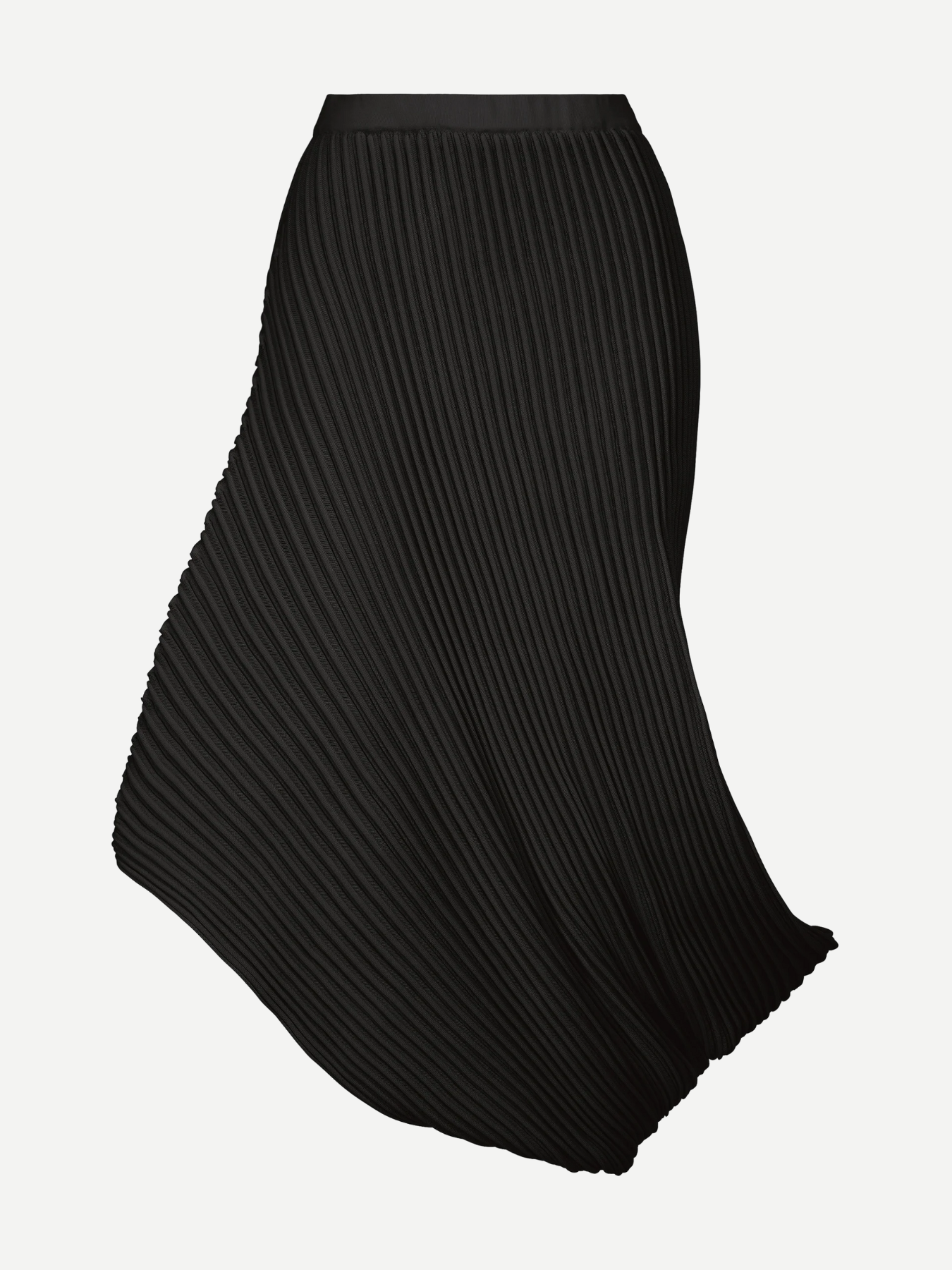 Issey Miyake-Stream Skirt - Black-Skirts-JP 02-Boboli-Vancouver-Canada