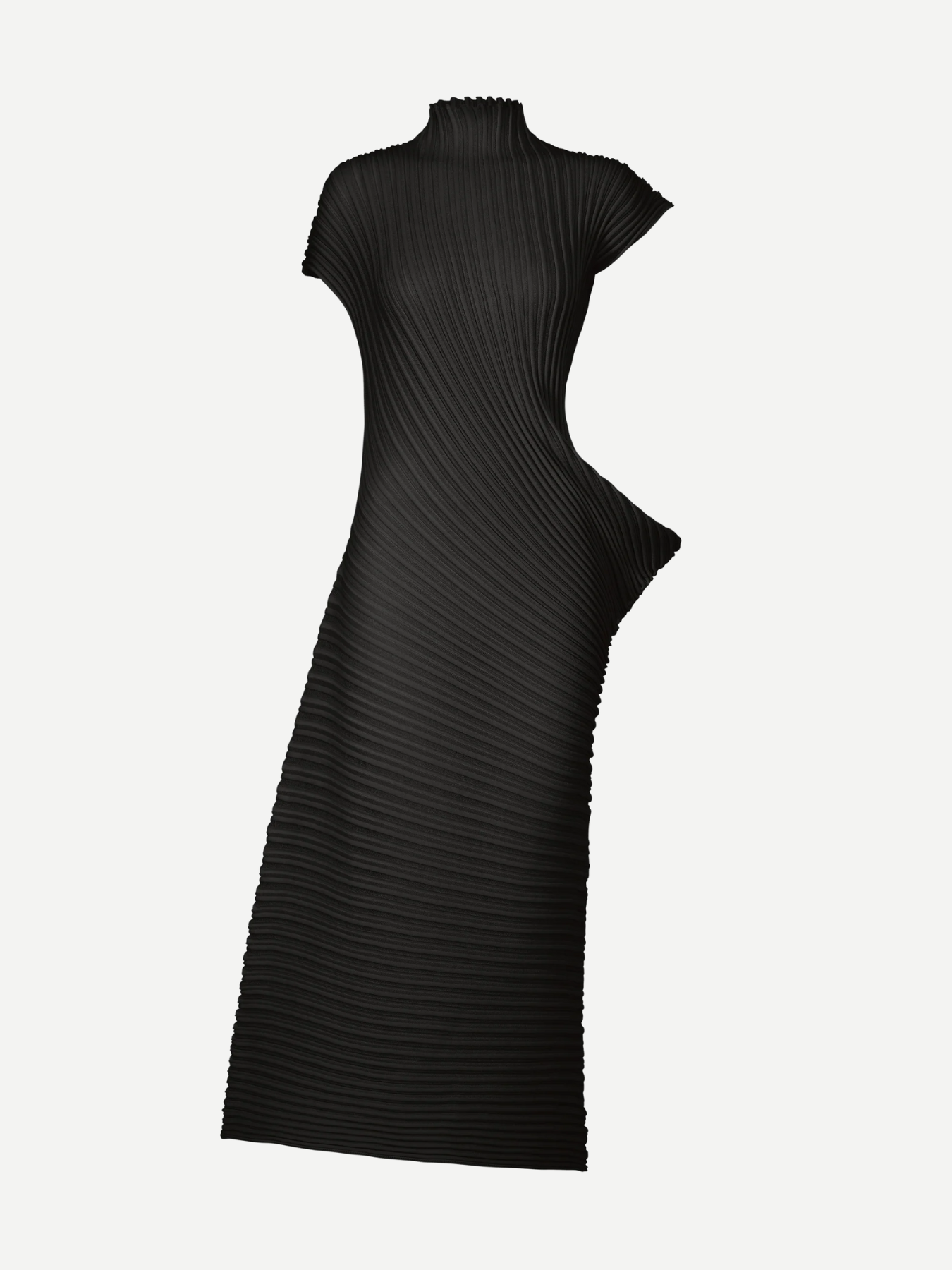 Issey Miyake-Stream Dress - Black-Dresses-JP 02-Boboli-Vancouver-Canada