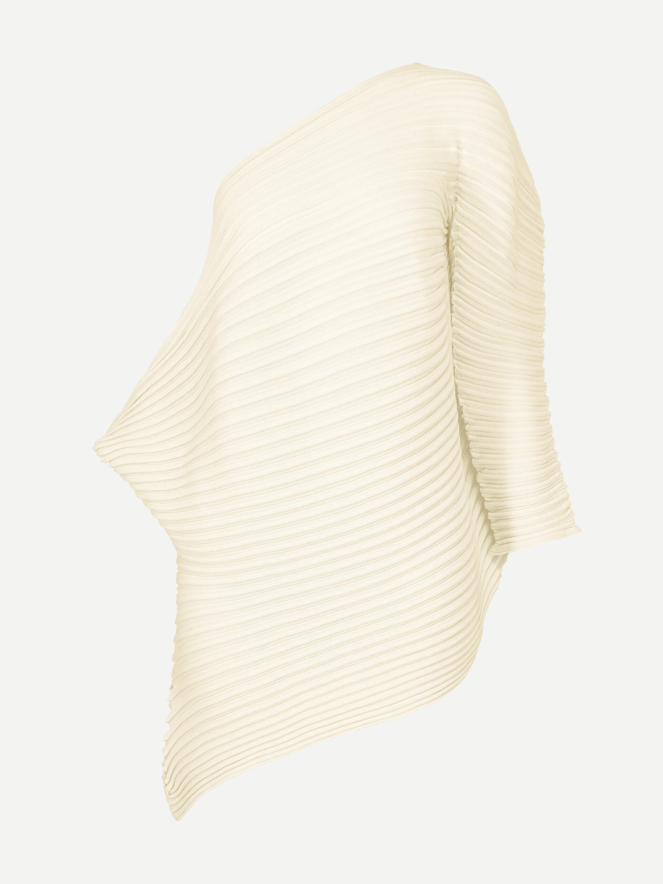 Issey Miyake-Stream Sweater - Asa White-Sweaters-JP 02-Boboli-Vancouver-Canada