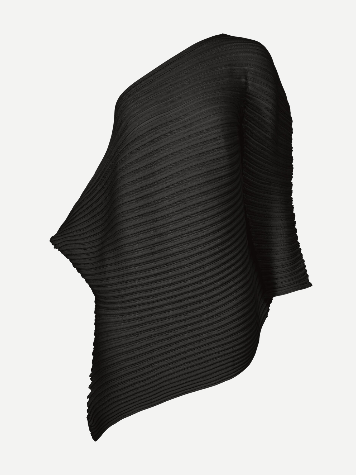 Issey Miyake-Stream Sweater - Black-Sweaters-JP 02-Boboli-Vancouver-Canada