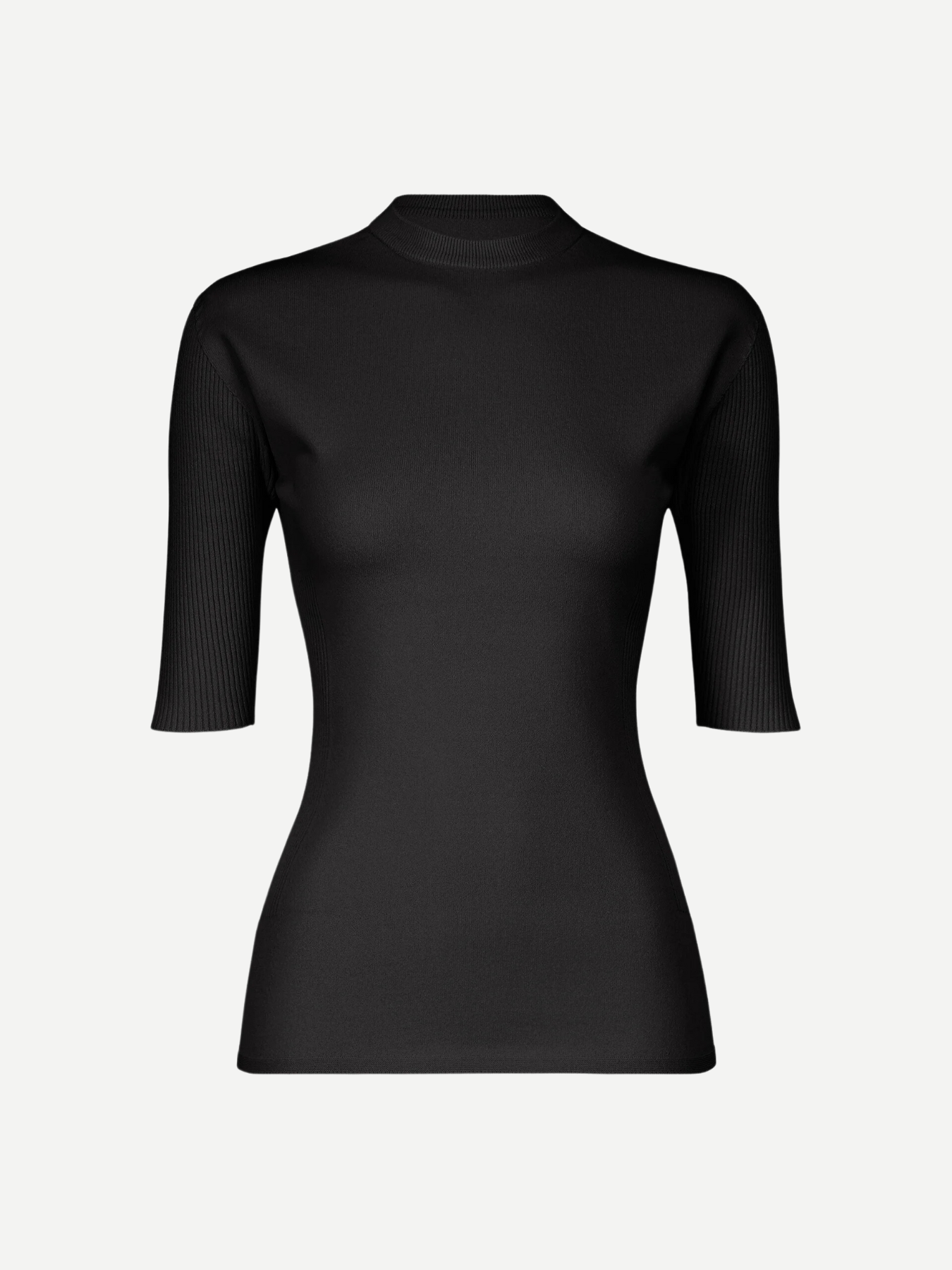 Issey Miyake-Mello Stretch Pullover - Black-Sweaters-JP 02-Boboli-Vancouver-Canada