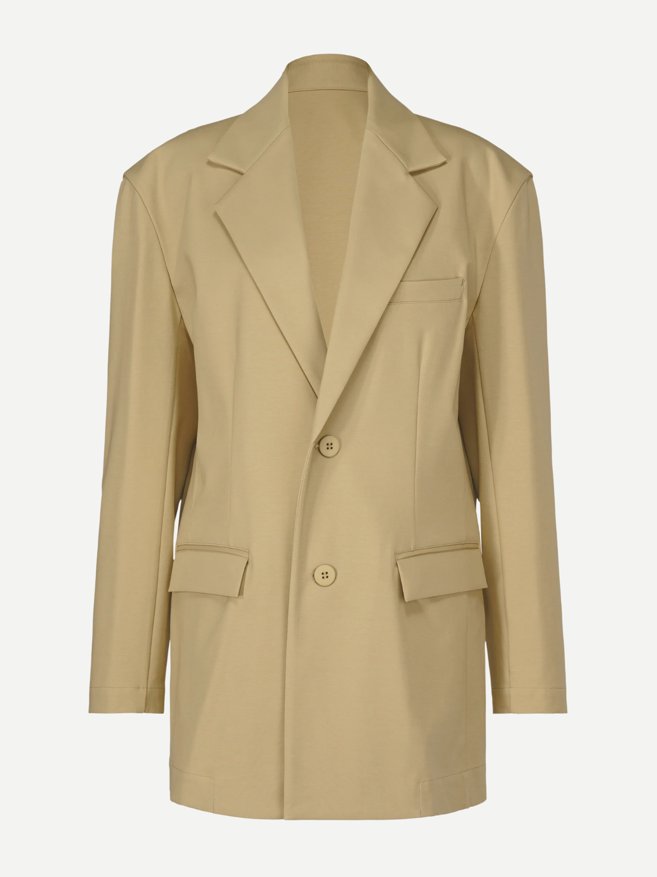 Issey Miyake-Simple Ensemble Jacket - Ash Beige-Jackets-Boboli-Vancouver-Canada