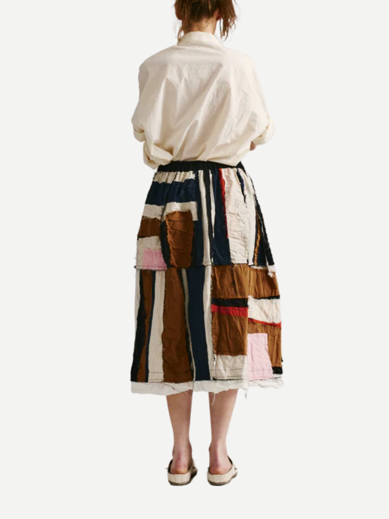 Casey Casey-Puffy Skirt - Patchwork - Patchwork-Skirts-Boboli-Vancouver-Canada