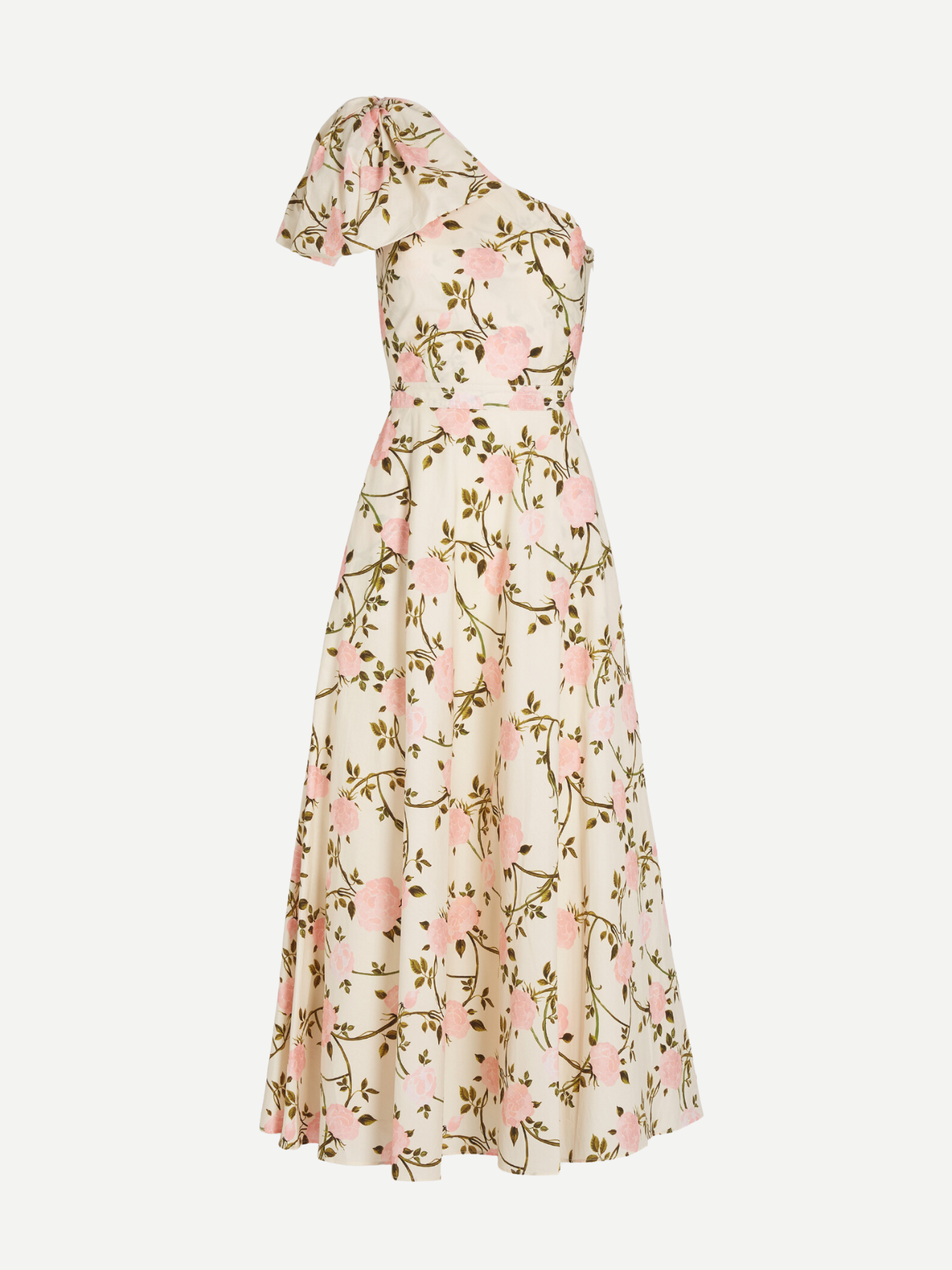 Giambattista Valli-Popeline Printed Dress 100cm - Ivory/Multi-Dresses-Boboli-Vancouver-Canada