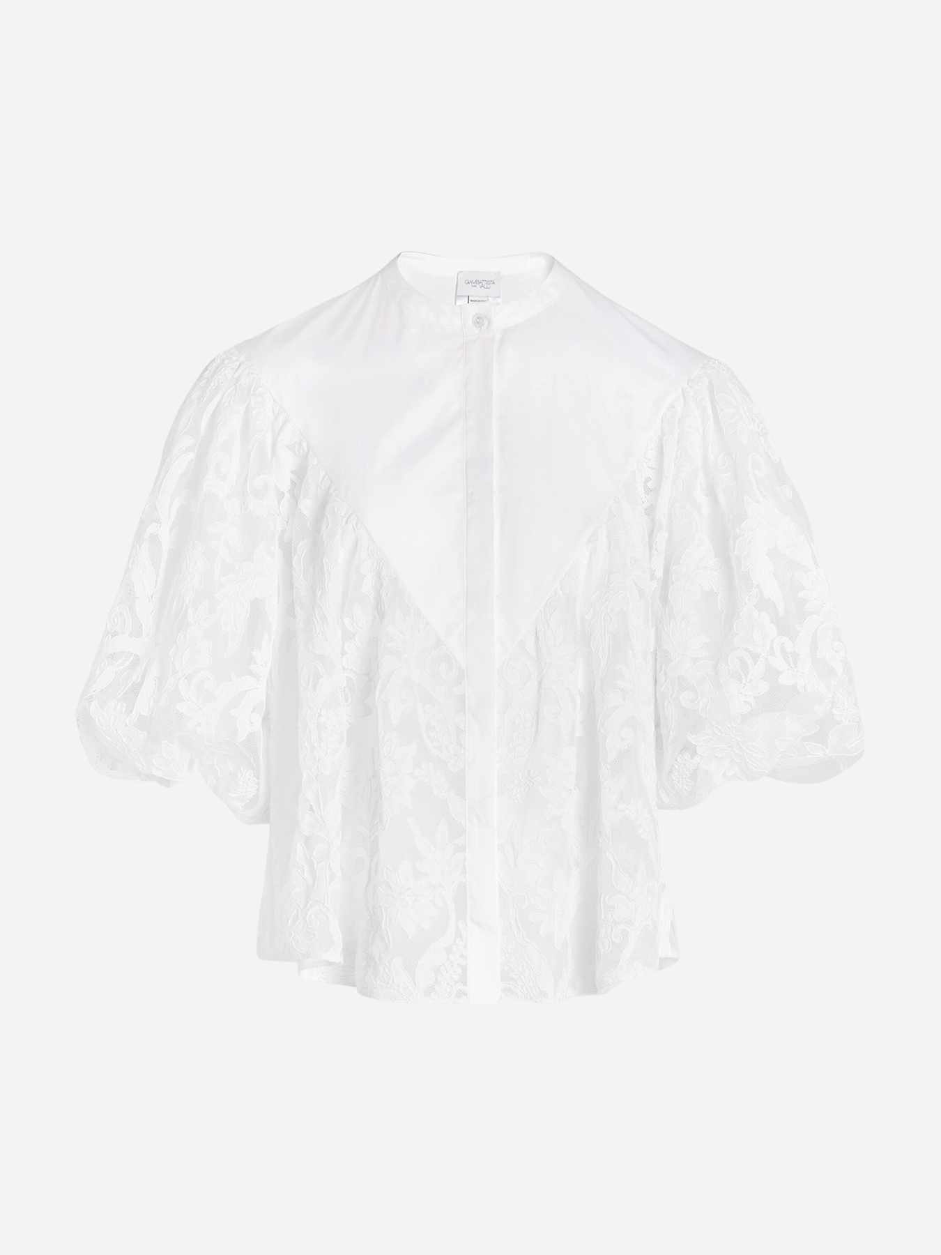 Giambattista Valli-Lace Blouse - White-Tops-Boboli-Vancouver-Canada