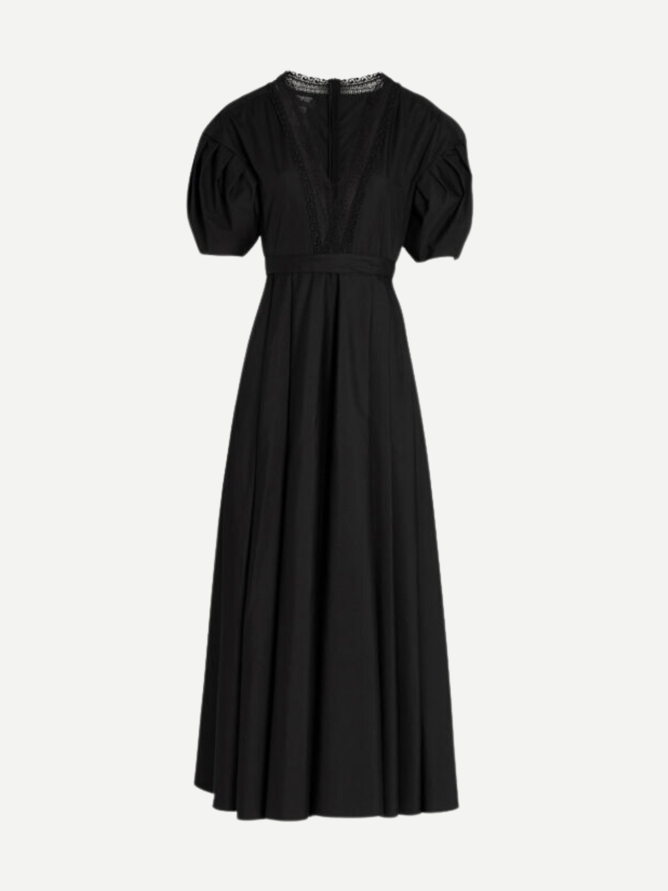 Giambattista Valli-Popeline Dress 100cm - Black-Dresses-Boboli-Vancouver-Canada