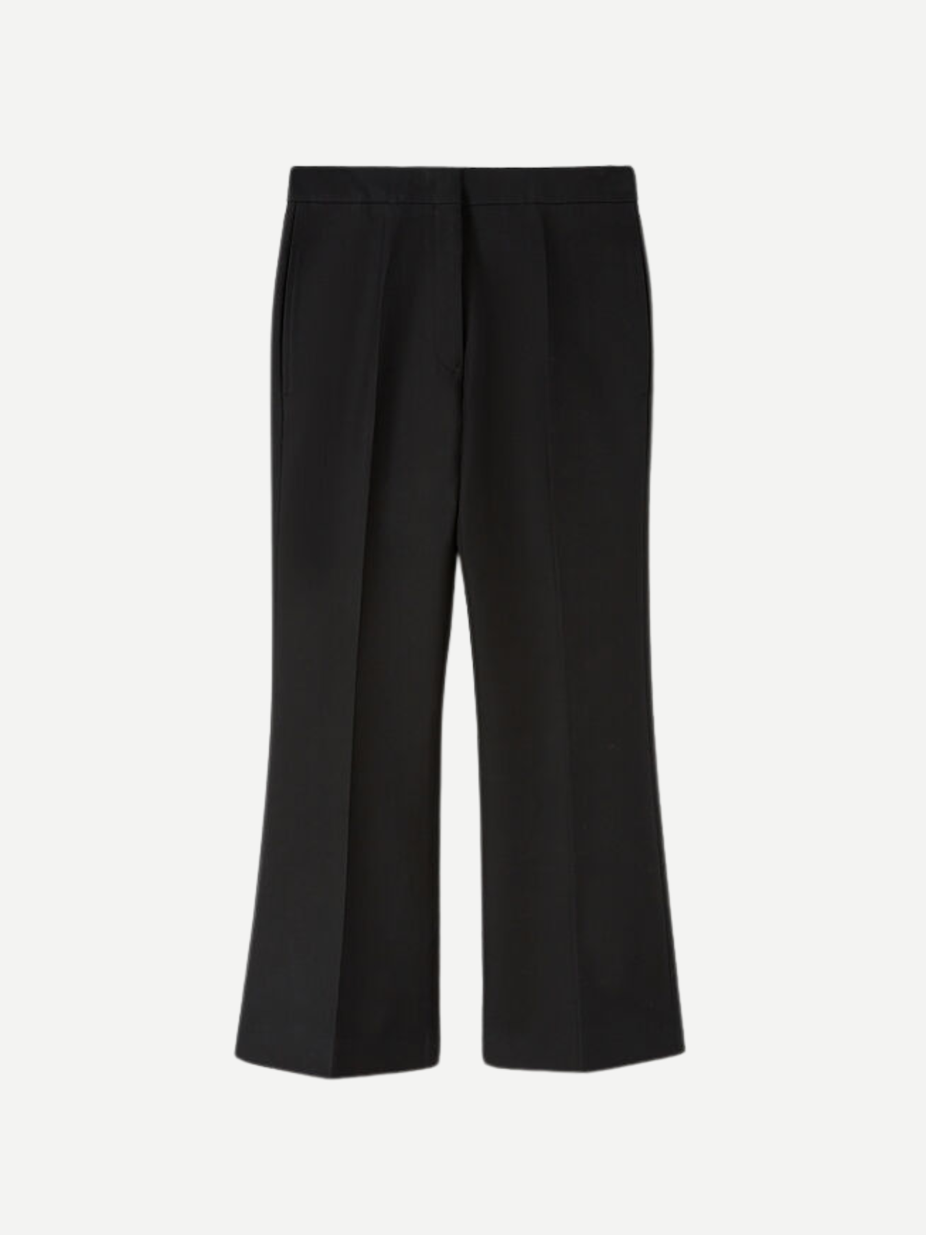 Jil Sander-Double Cotton Trousers - Black-Pants-Boboli-Vancouver-Canada