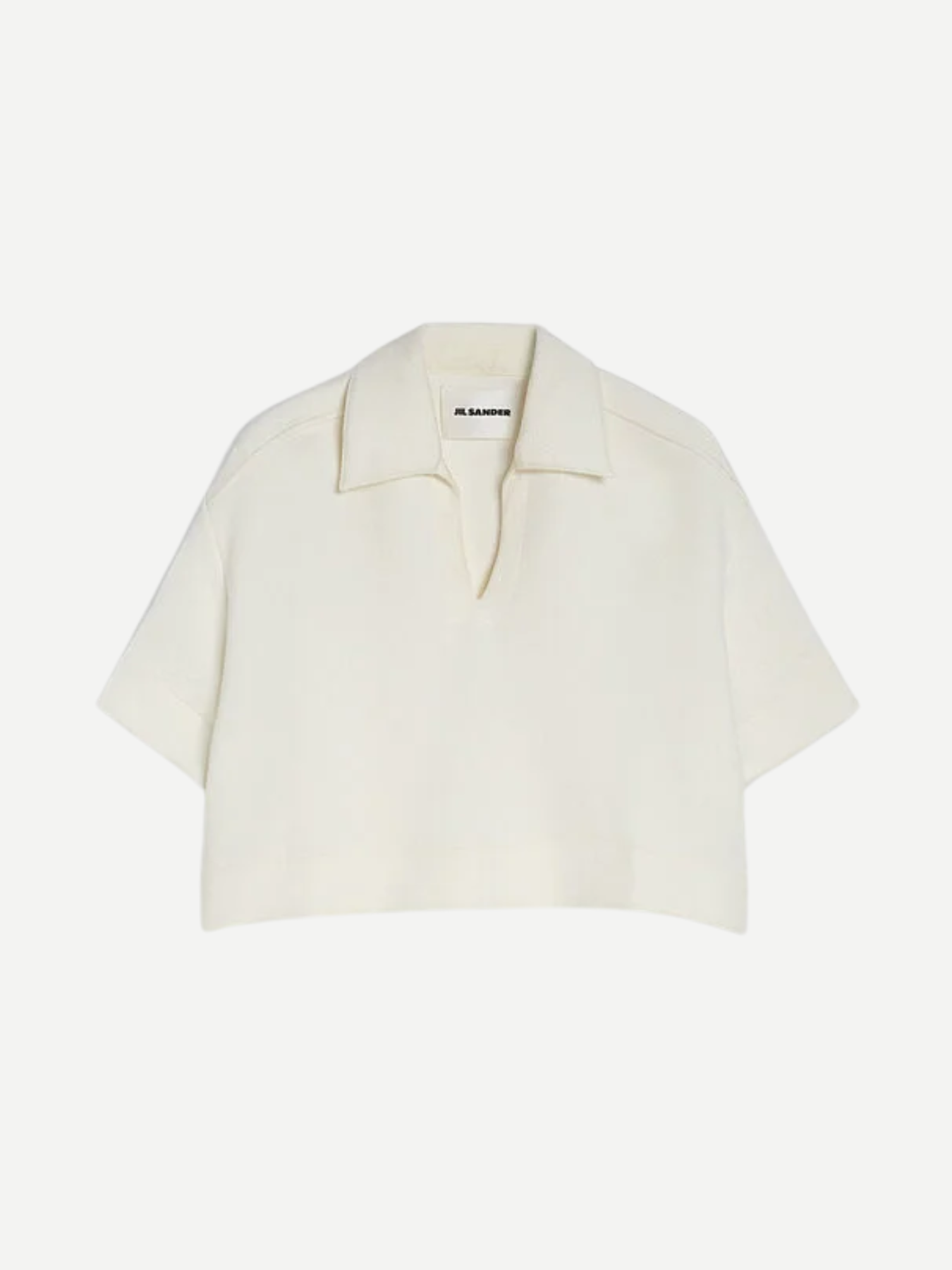 Jil Sander-Shiny S.S. Polo Shirt - Latte-Shirts-Boboli-Vancouver-Canada