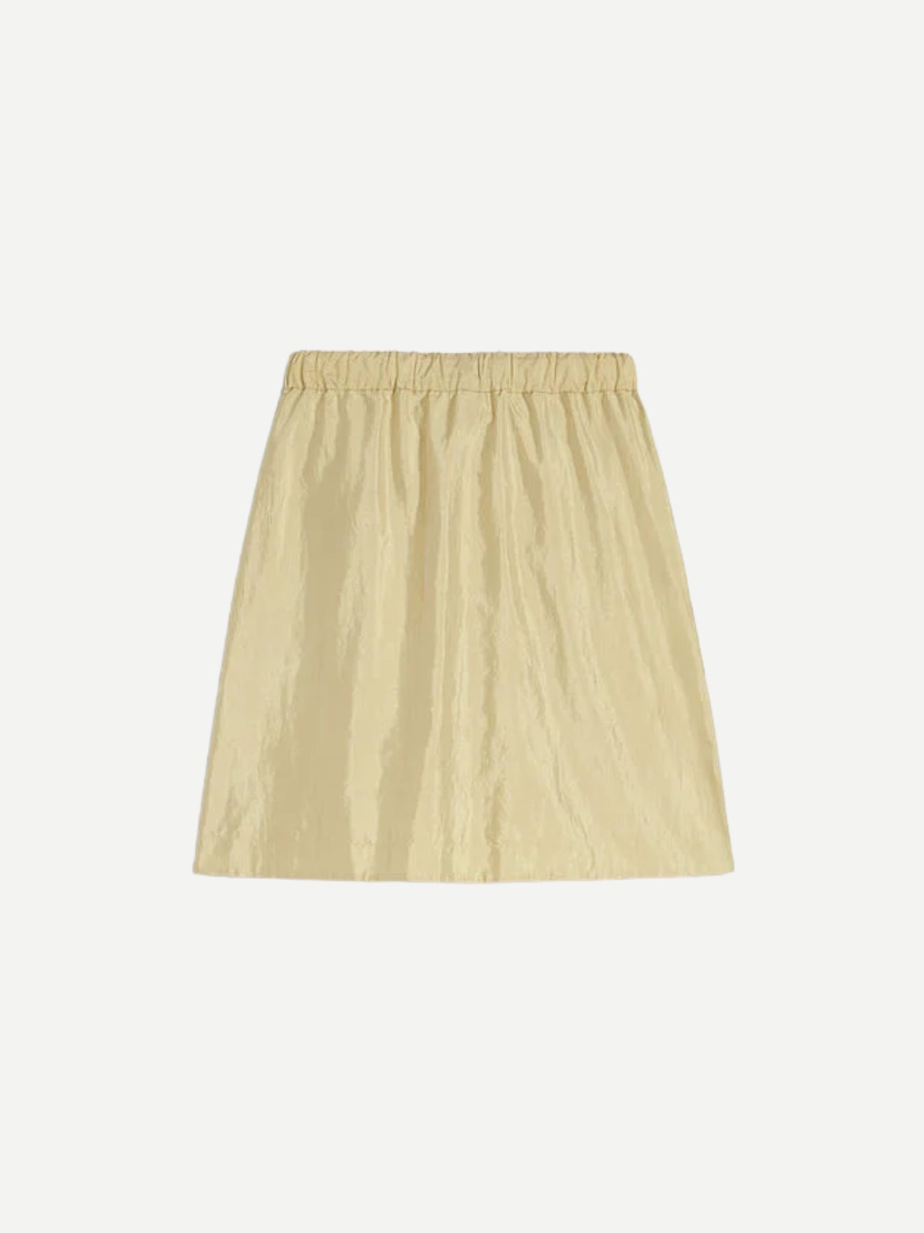 Jil Sander-Silk & Nylon Canvas Skirt - Almond-Skirts-Boboli-Vancouver-Canada