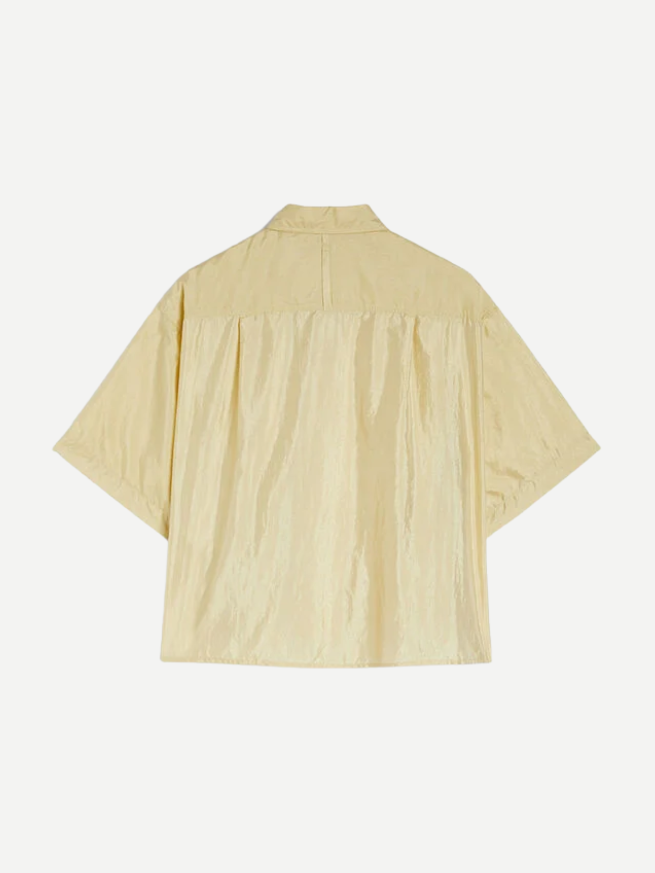 Jil Sander-Silk & Nylon Canvas Shirt - Almond-Shirts-Boboli-Vancouver-Canada