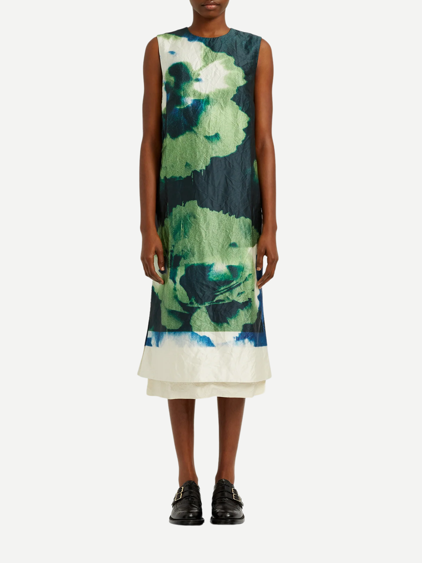 Erdem-Sleeveless Pencil Midi Dress - Carnation Clover-Dresses-Boboli-Vancouver-Canada