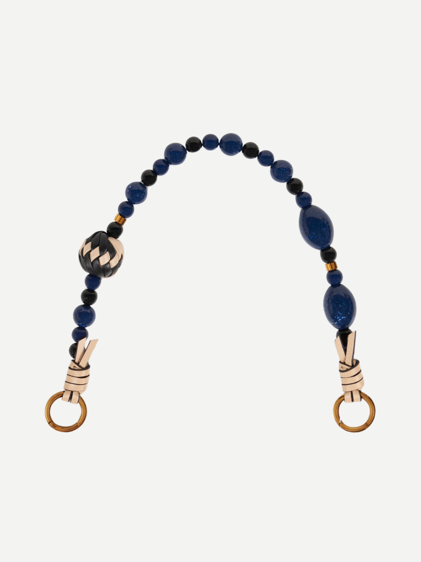 Etro-Bag Handle w/Marbles - Black-Accessories-Boboli-Vancouver-Canada