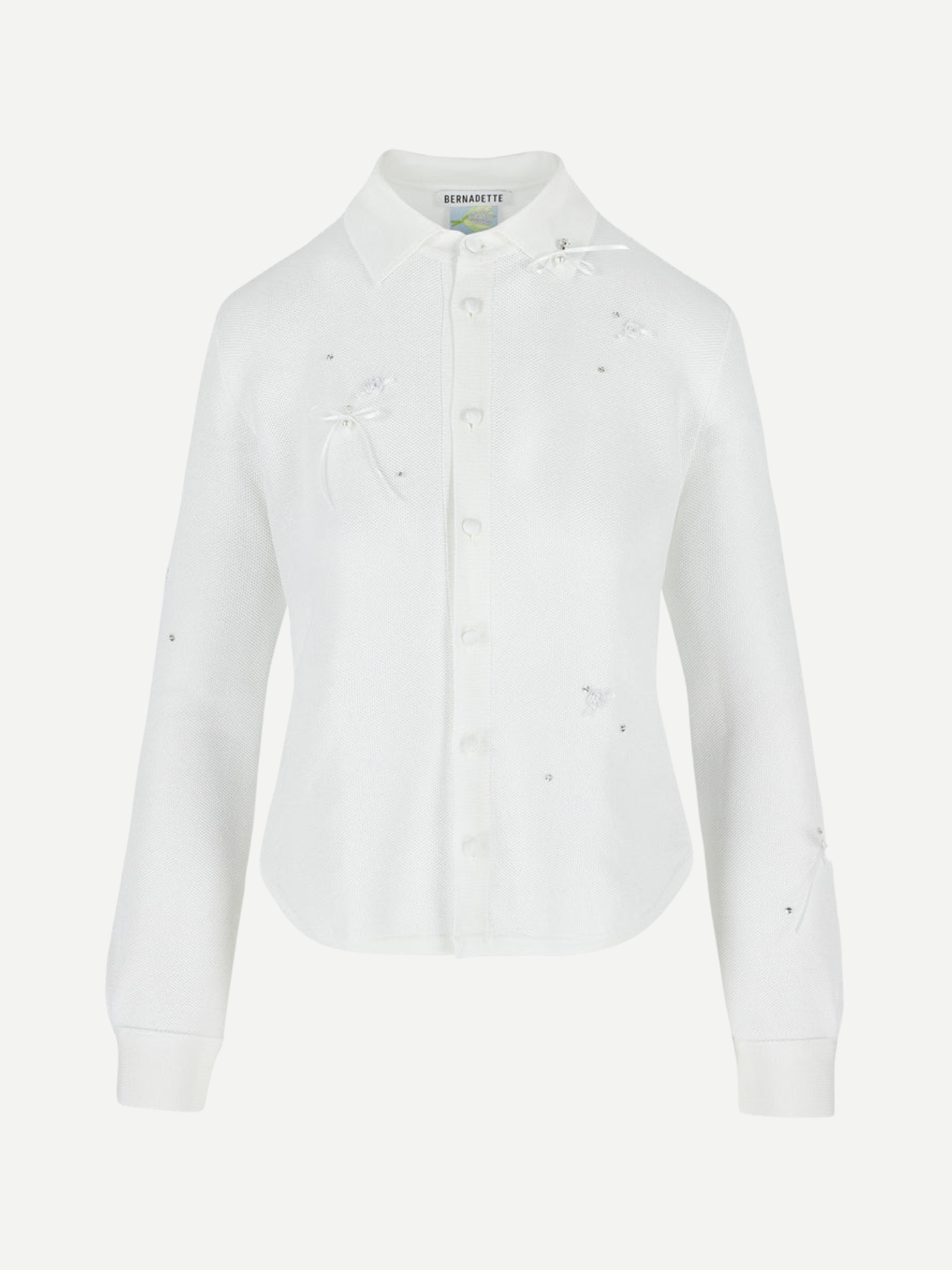 Bernadette-Shirt Tina Embroidered - Ivory-Shirts-Boboli-Vancouver-Canada