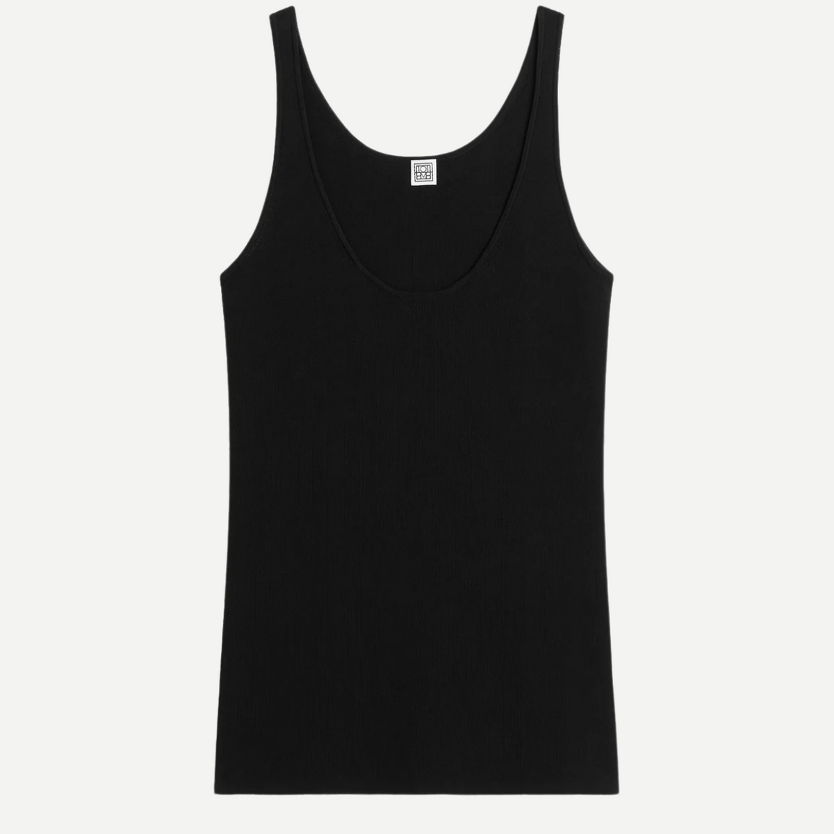 【TOTEME】コンパクト ニットホルター ドレス ブラック Totême | Compact Knit Tank | Boboli, Vancouver Canada
