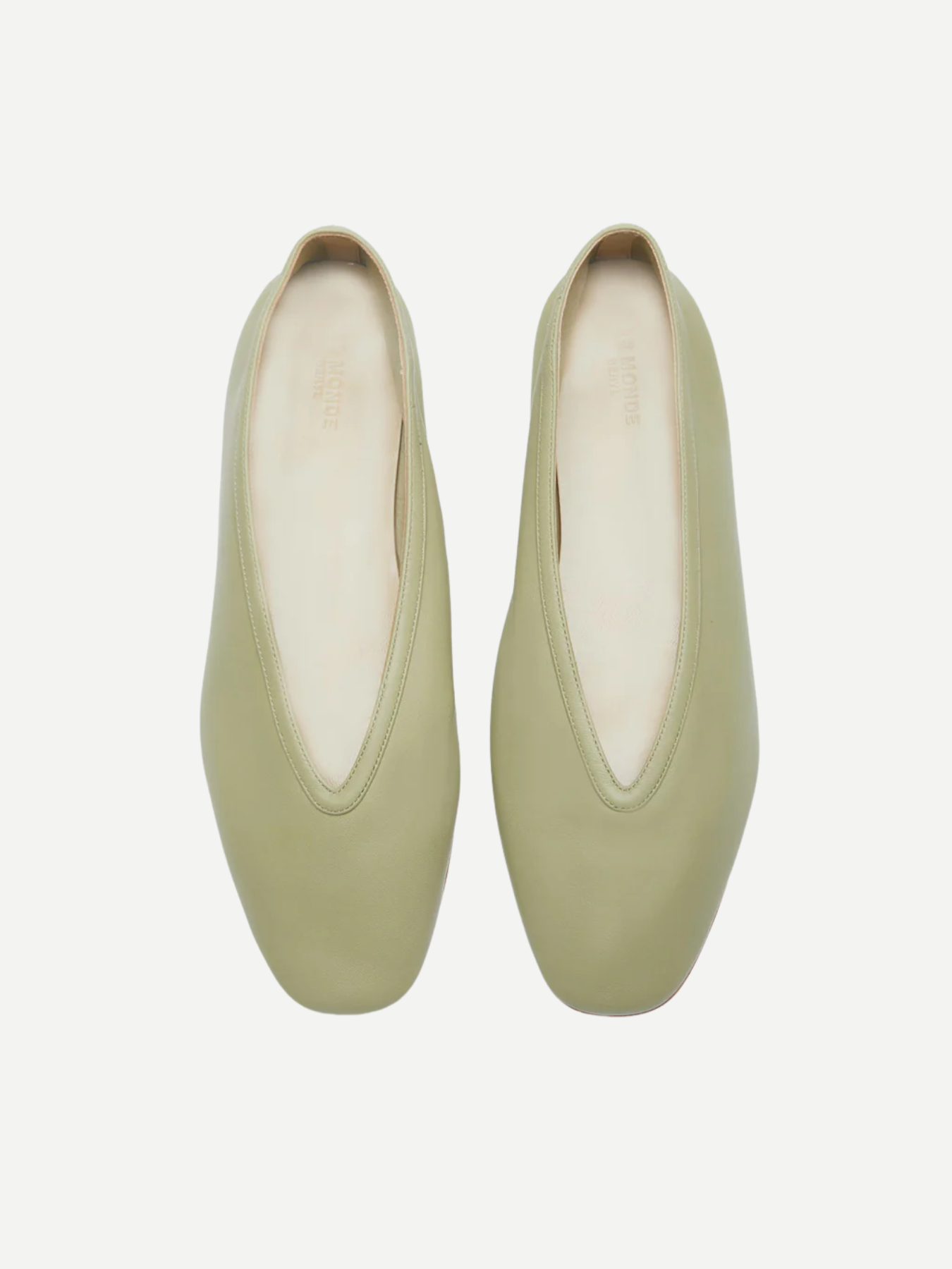 Luna Leather Slipper - Pistachio