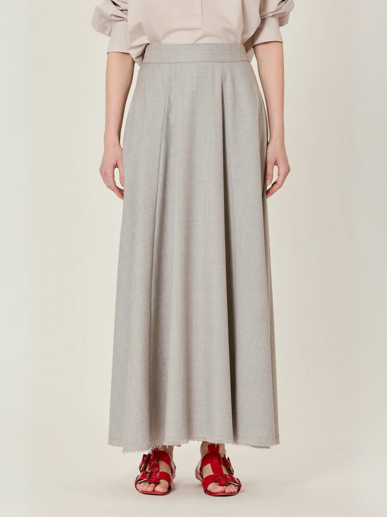 Lauren Skirt - Light Grey