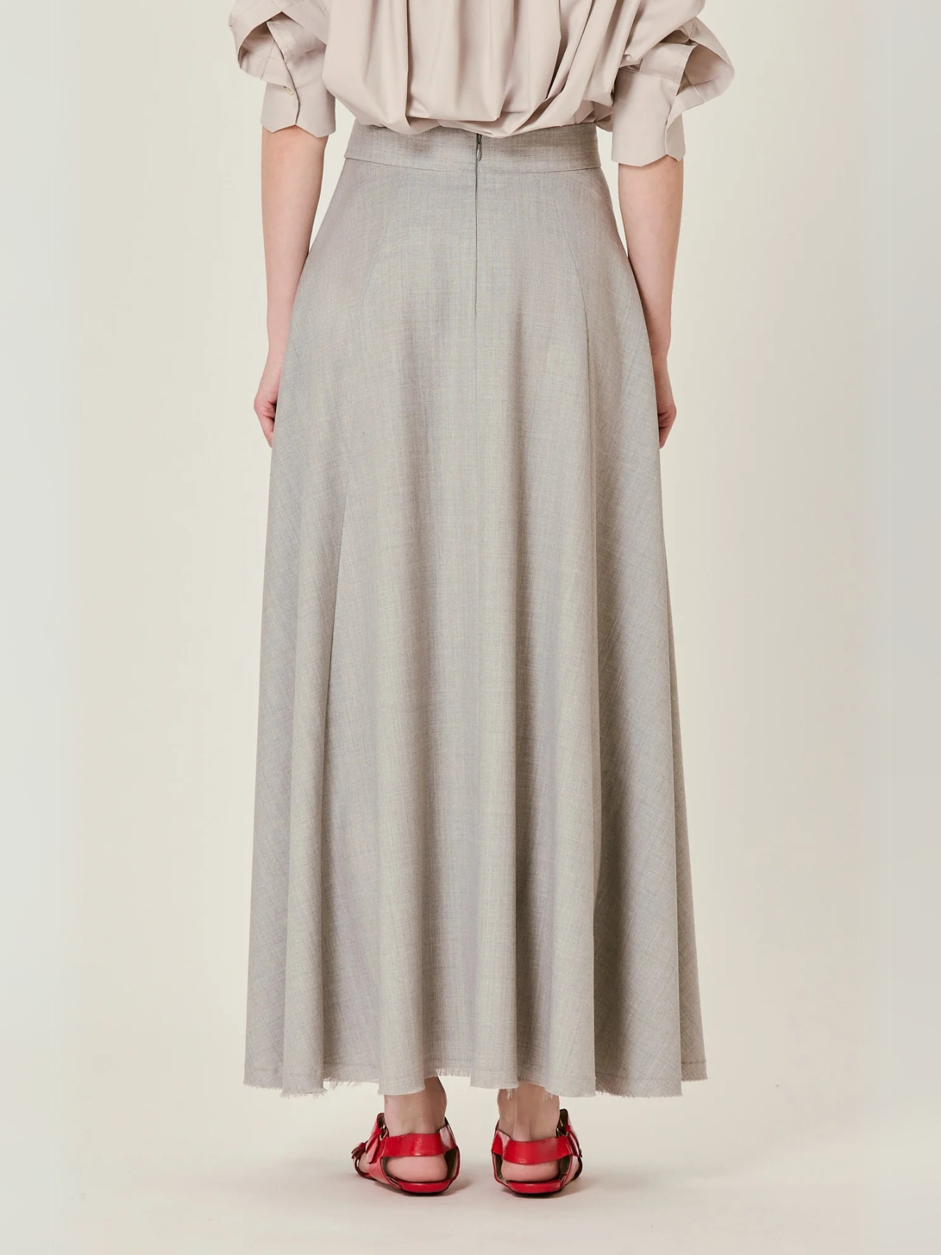 Lauren Skirt - Light Grey