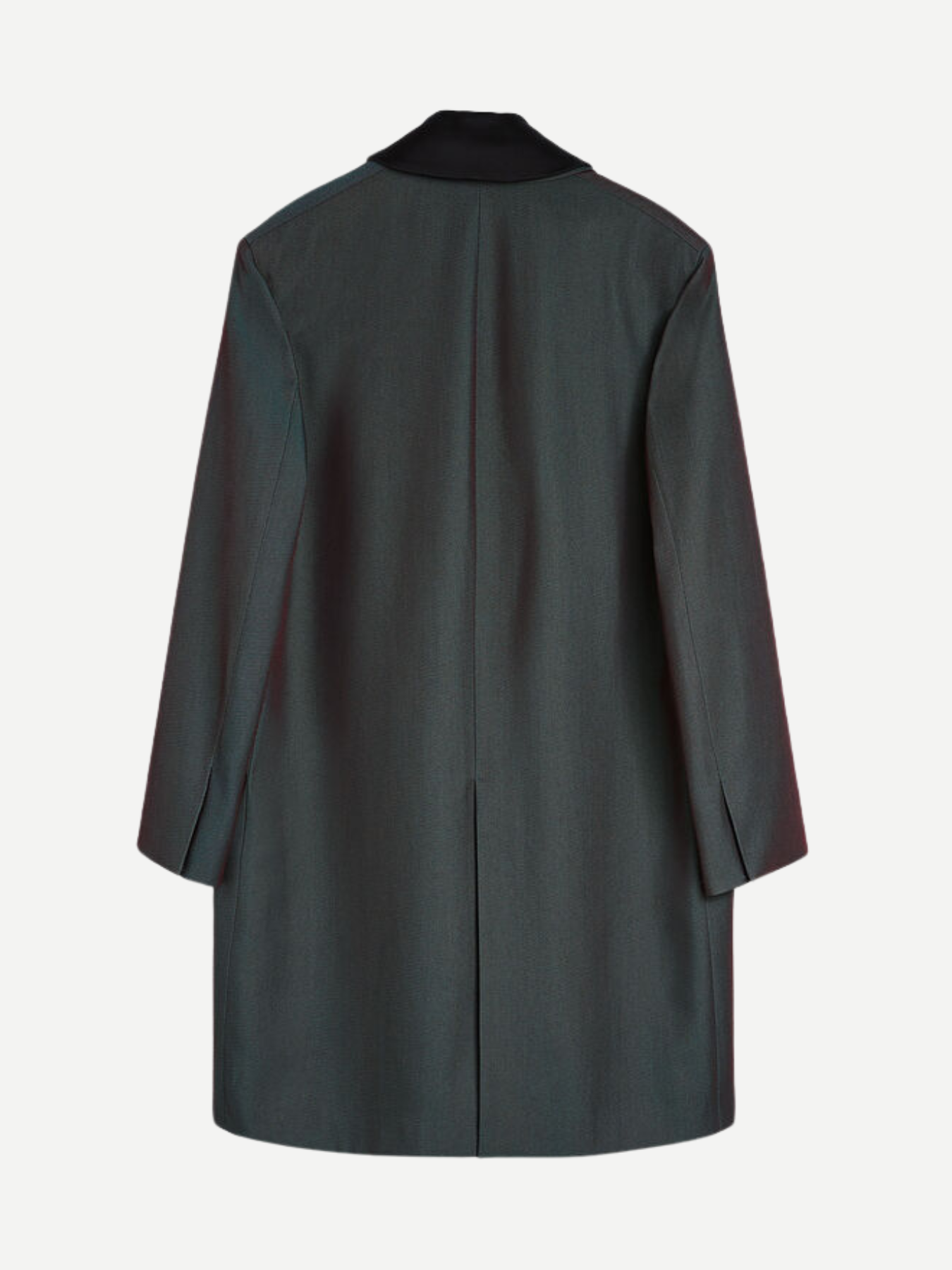 Jil Sander-Wool Coat - Iridescent Plum-Coats-Boboli-Vancouver-Canada