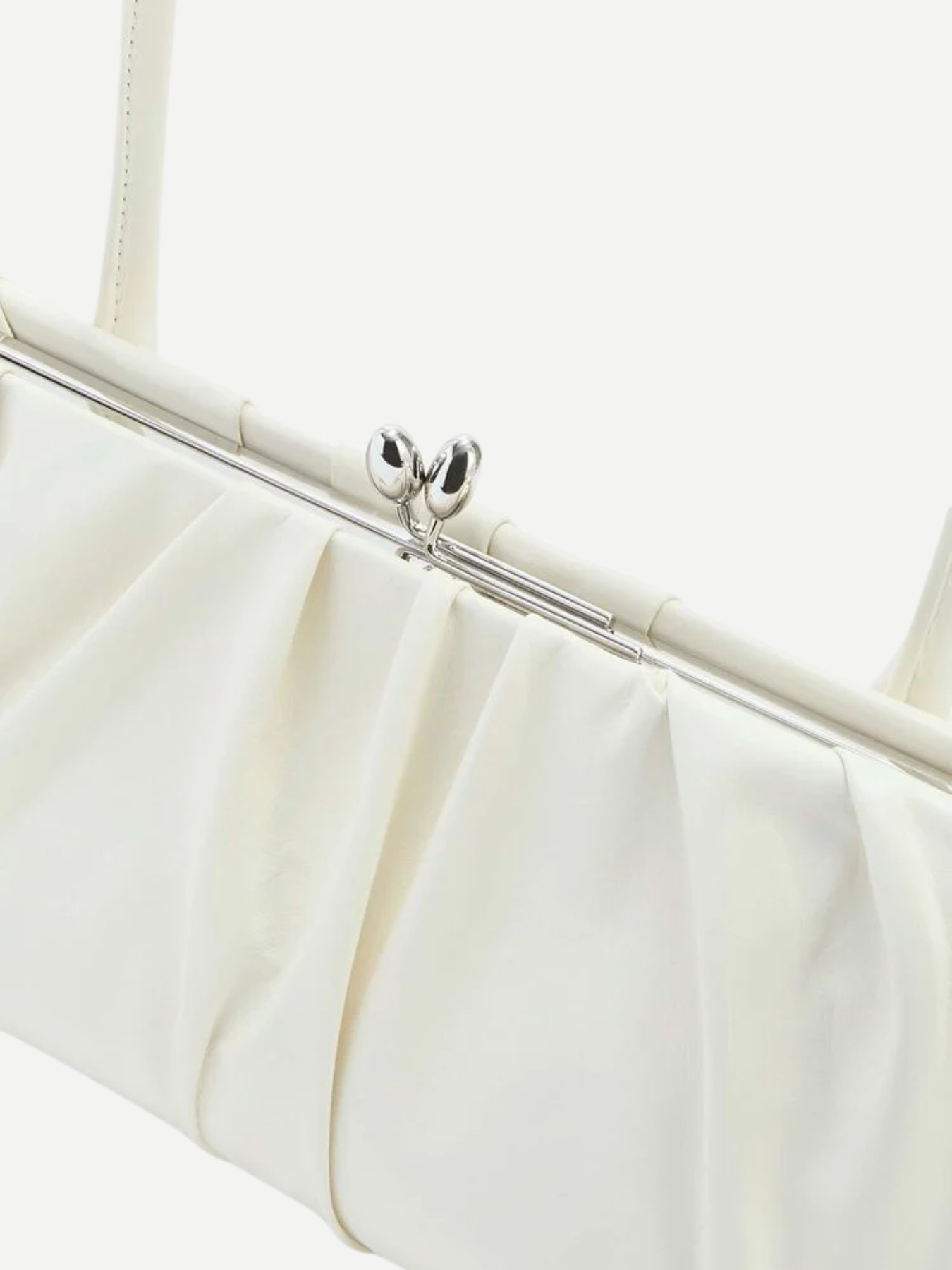 Jil Sander-Goji Small Pleated Bag - Eggshell-Bags-Boboli-Vancouver-Canada