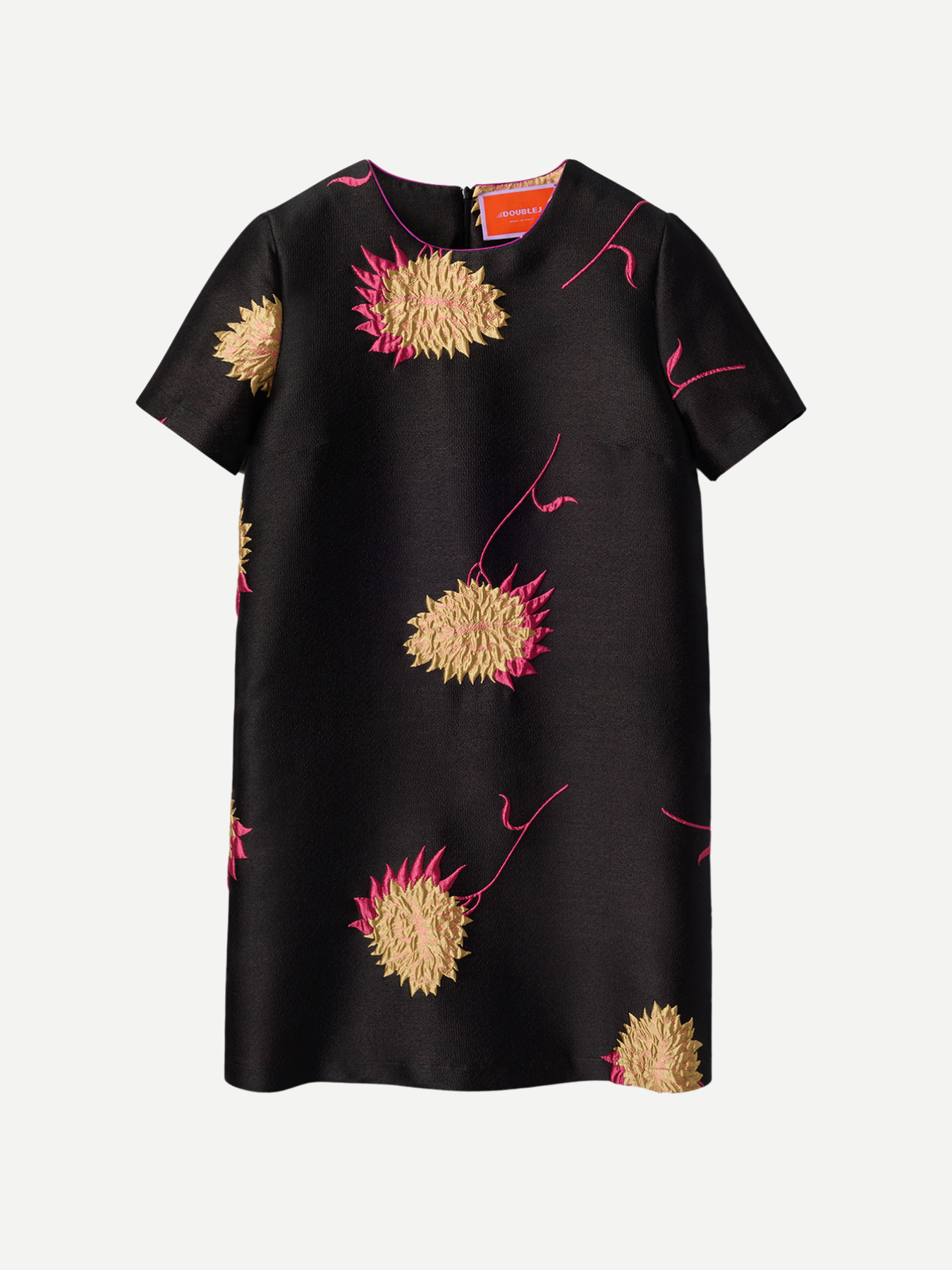La DoubleJ-Mini Swing Dress - Derby Jacquard-Dresses-Boboli-Vancouver-Canada