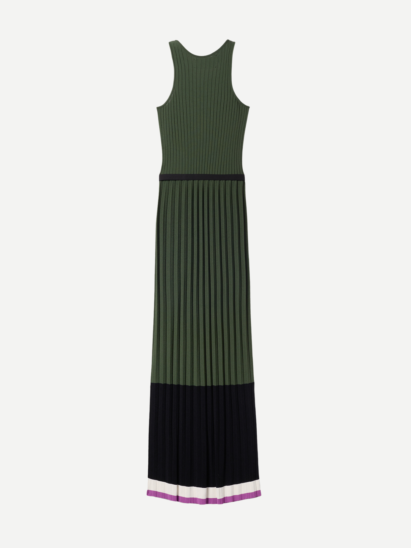 La DoubleJ-Organetto Dress - Black/Green-Dresses-Boboli-Vancouver-Canada