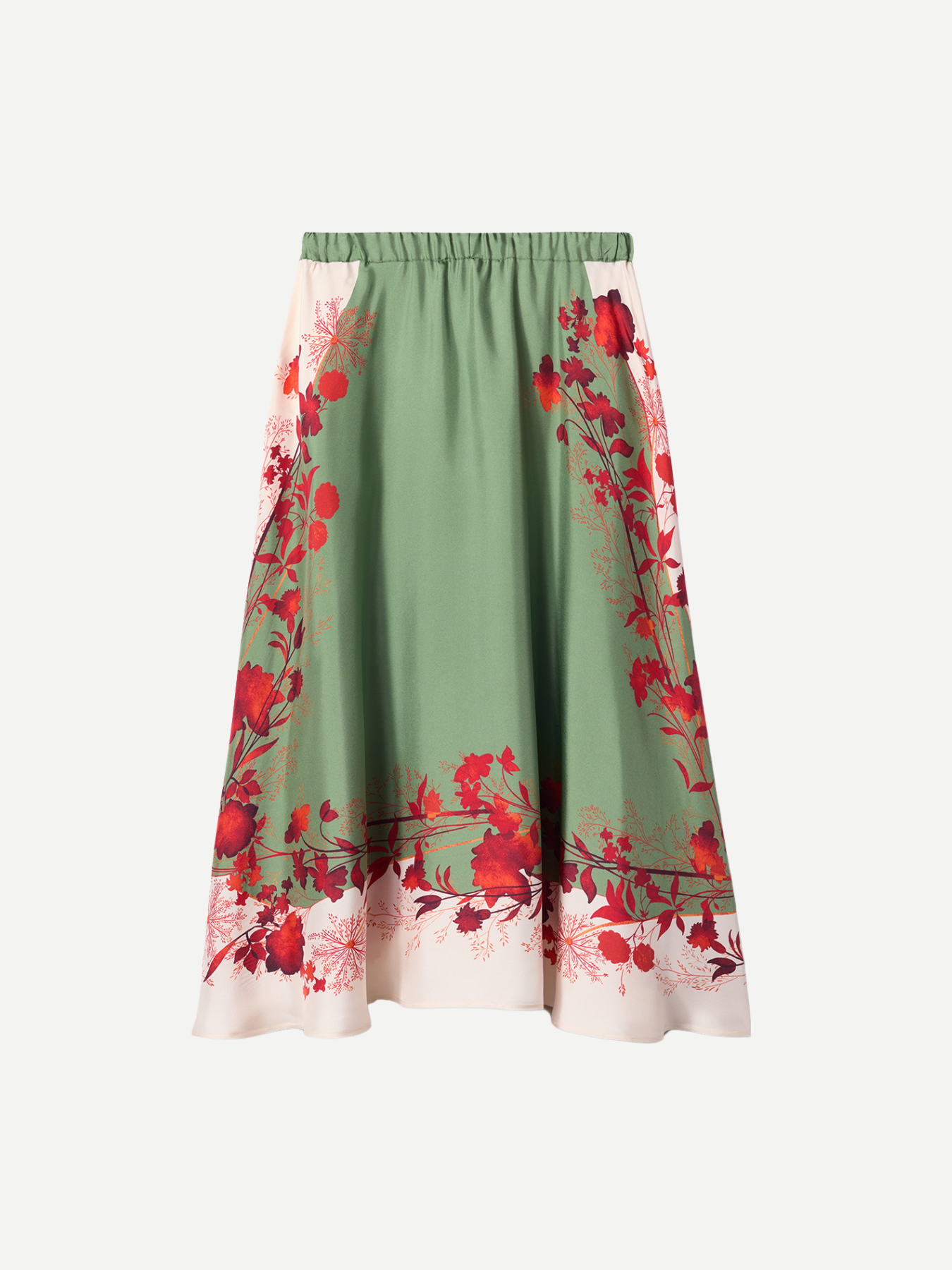 La DoubleJ-Drawstring Skirt Placee - Woodland Placee-Skirts-Boboli-Vancouver-Canada