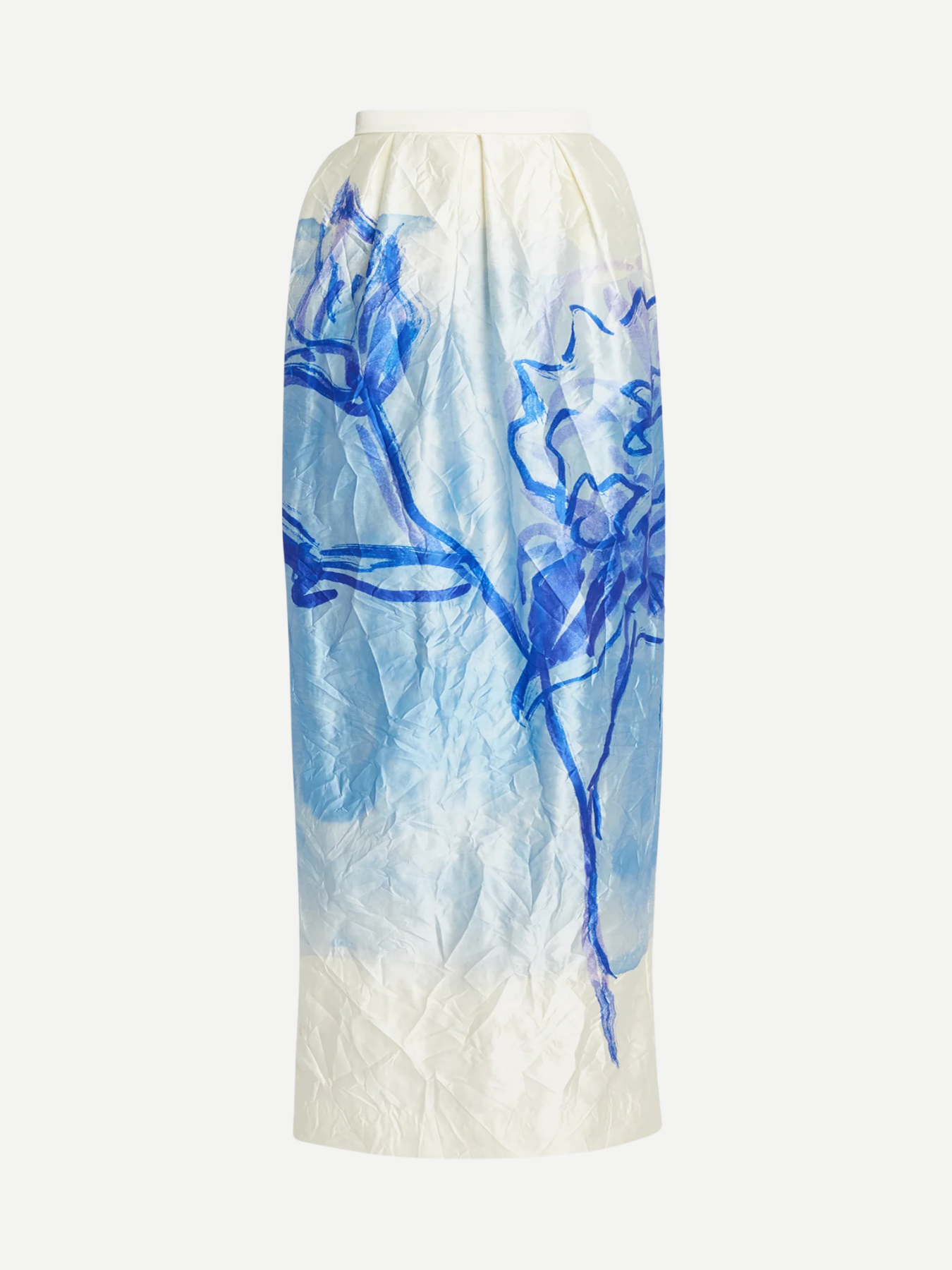 Erdem-Pencil Cocktail Skirt - Midnight Bloom-Skirts-Boboli-Vancouver-Canada