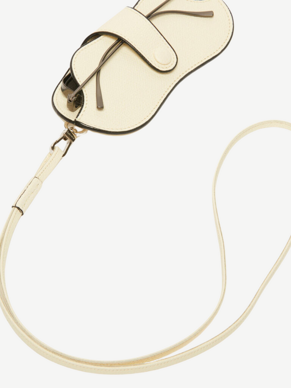 Valextra-Glasses Case w/Lanyard - Pergamena White-Glasses Holders-One Size-Boboli-Vancouver-Canada