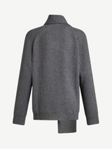 Etro-Wool & Cashmere Sweater - Grey-Sweaters-Boboli-Vancouver-Canada