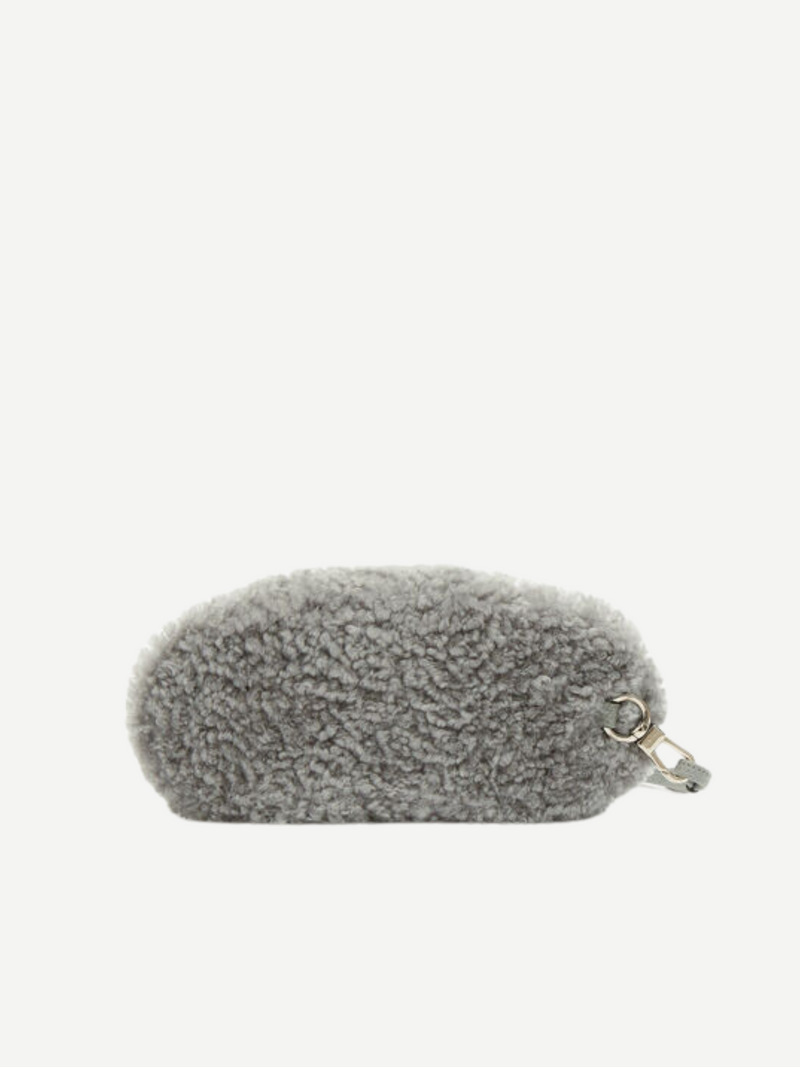 Valextra-Shearling Glasses Case w/Lanyard - Cement Grey-Accessories-Boboli-Vancouver-Canada