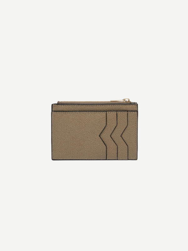 Card Holder 3CC w/Zip - Oyster