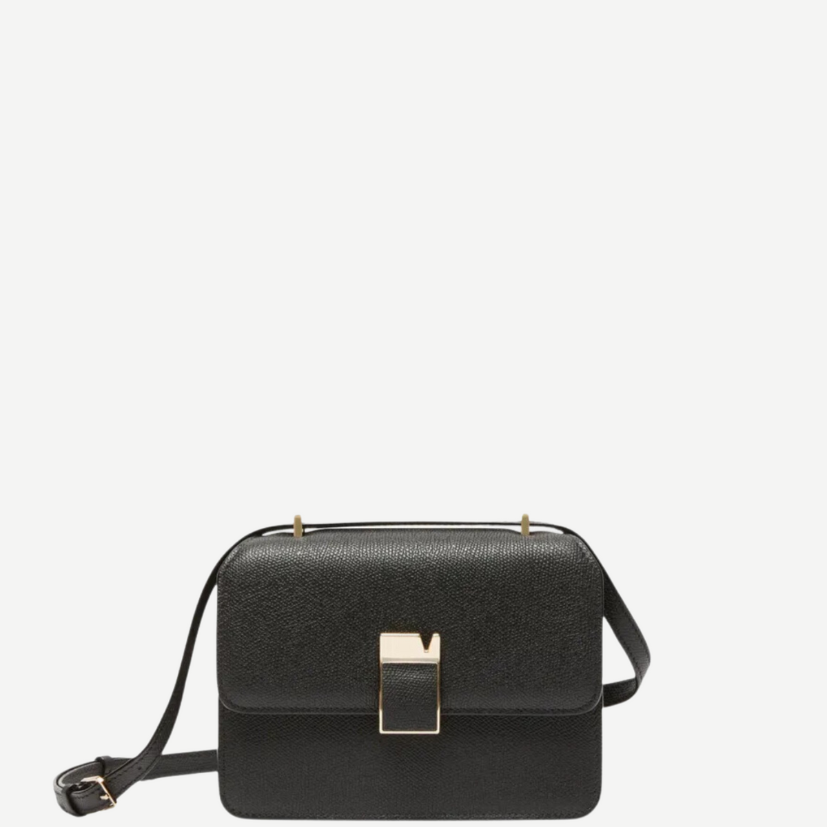 Valextra | Nolo Crossbody Medium Bag - Black | Boboli, Vancouver