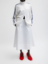 Tibi-Eco Nylon Circle Skirt - White-Skirts-Boboli-Vancouver-Canada