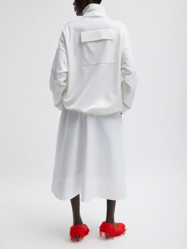 Tibi-Eco Nylon Circle Skirt - White-Skirts-Boboli-Vancouver-Canada