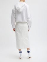 Tibi-Chino Convertible Pleated Skirt - White-Skirts-Boboli-Vancouver-Canada