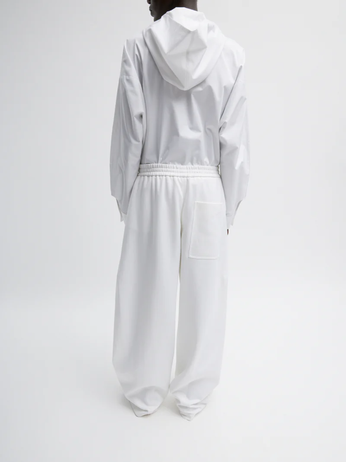 Tibi-Active Knit Winslow Pant - White-Pants-Boboli-Vancouver-Canada