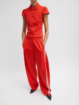 Tibi-Active Knit Winslow Pant - Red-Pants-Boboli-Vancouver-Canada