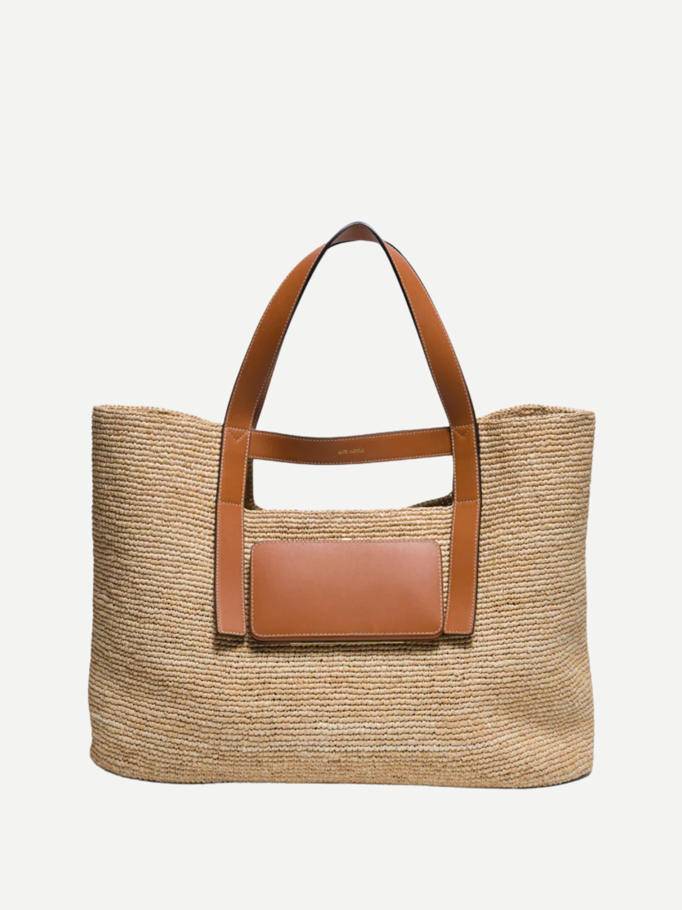 Lutz Morris-Salinas L Raffia Tote Bag - Raffia/Tan Monty/Gold-Bags-Boboli-Vancouver-Canada