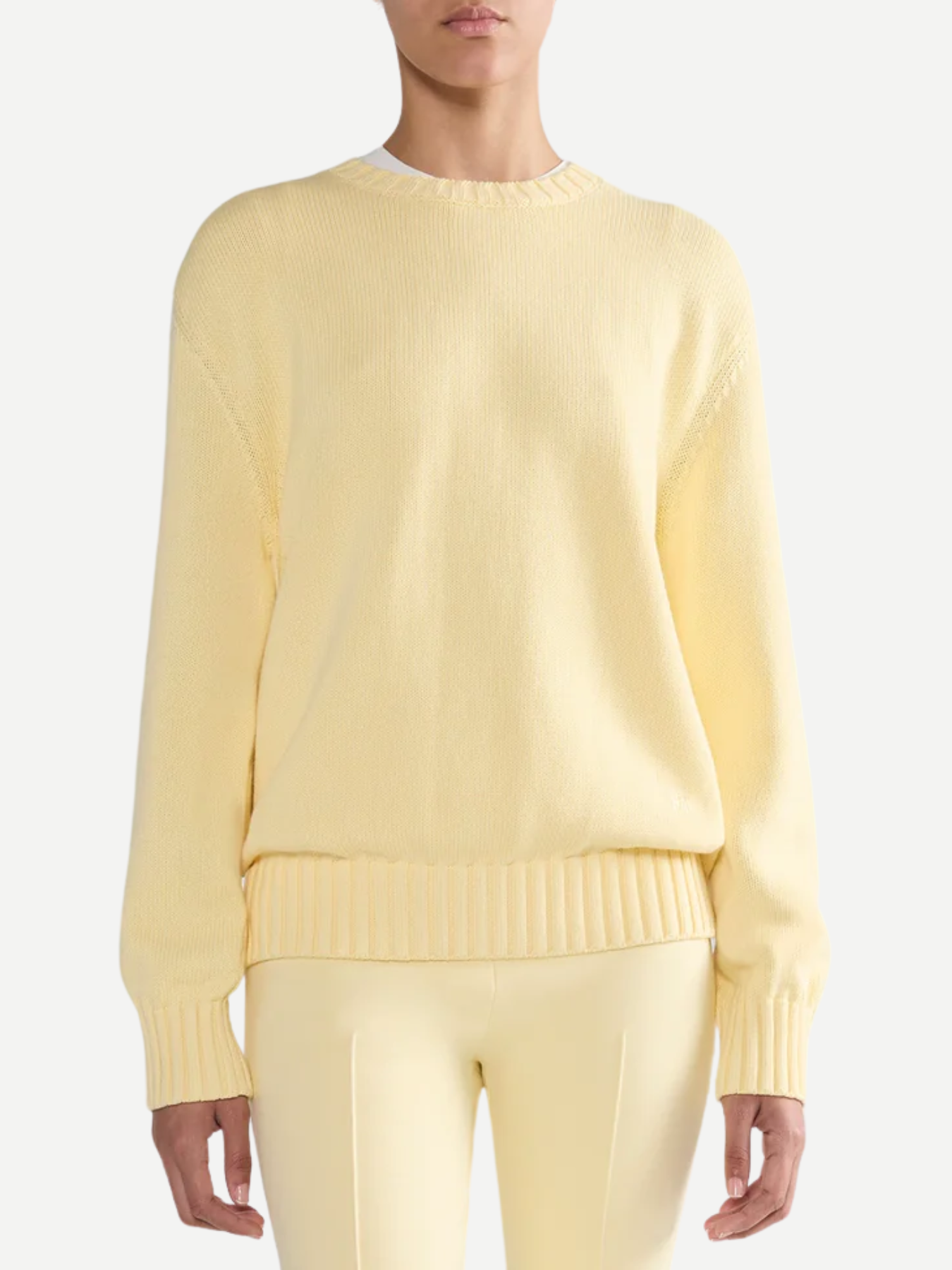 High Sport-Jordan Sweater - Pale Yellow-Sweaters-Boboli-Vancouver-Canada