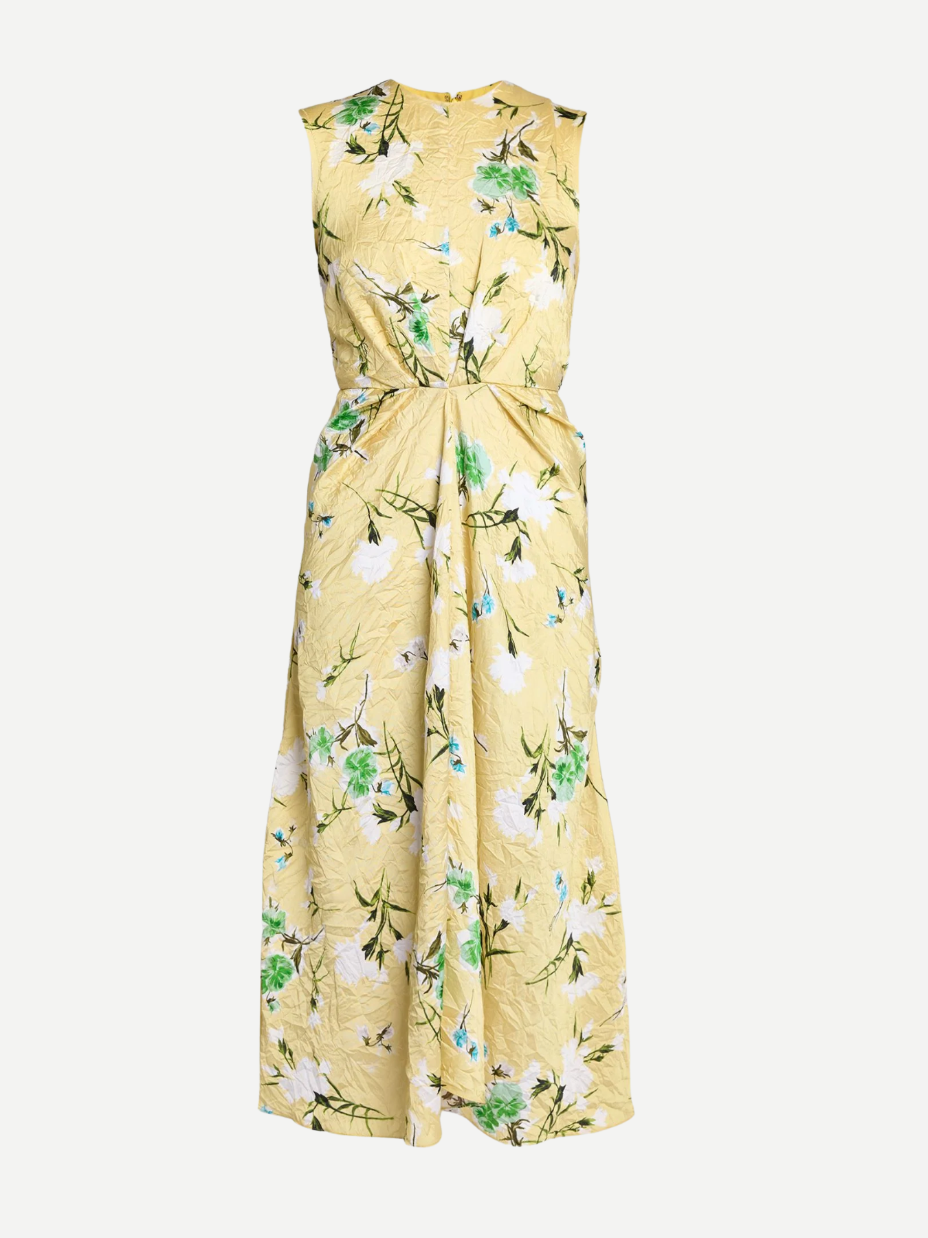 Erdem-Sleeveless Pencil Dress - Lemon Ice-Dresses-Boboli-Vancouver-Canada