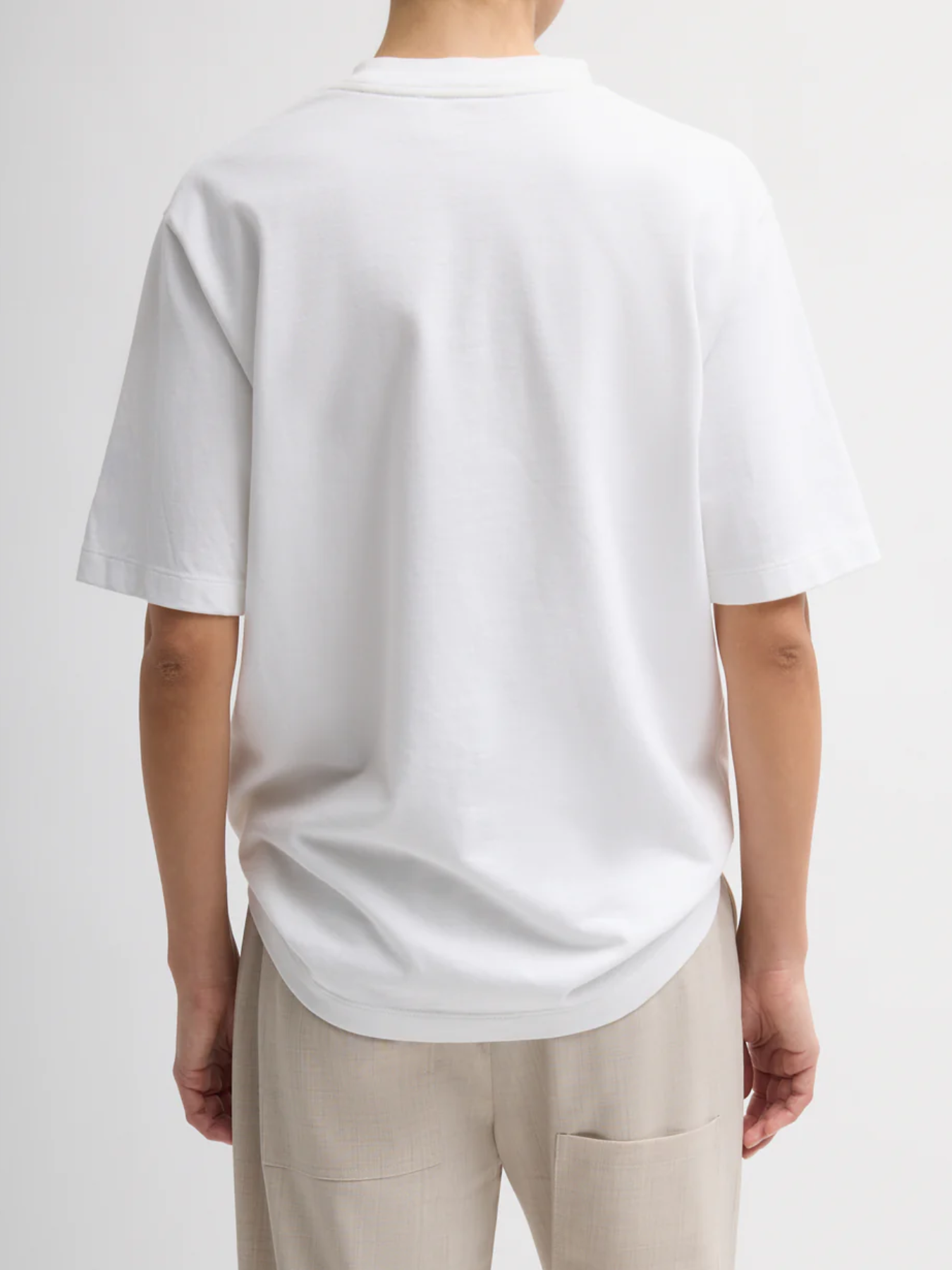 Tibi-Perfect Unisex T - White-Shirts-Boboli-Vancouver-Canada