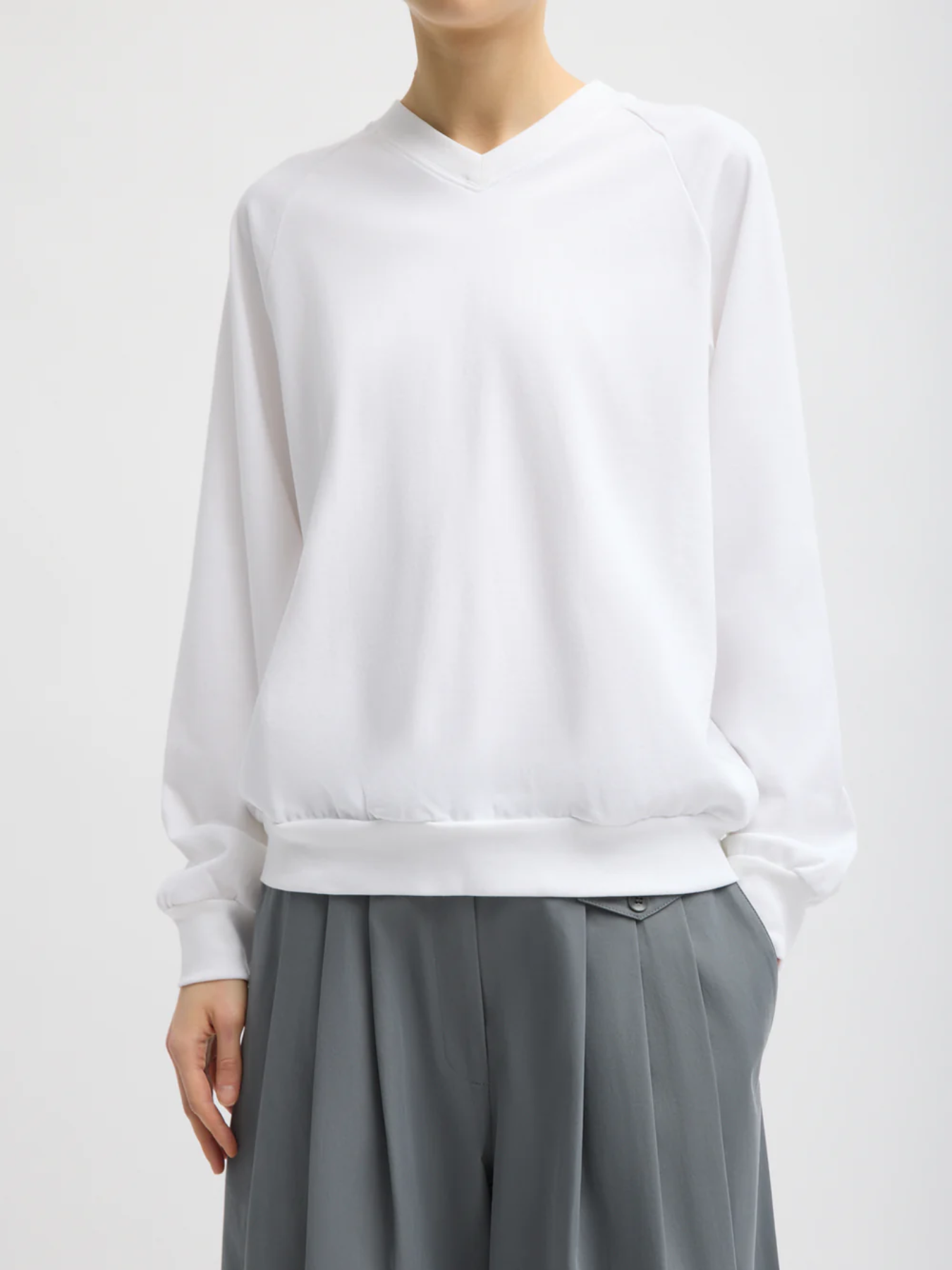 Perfect T Vintage Sweatshirt - White