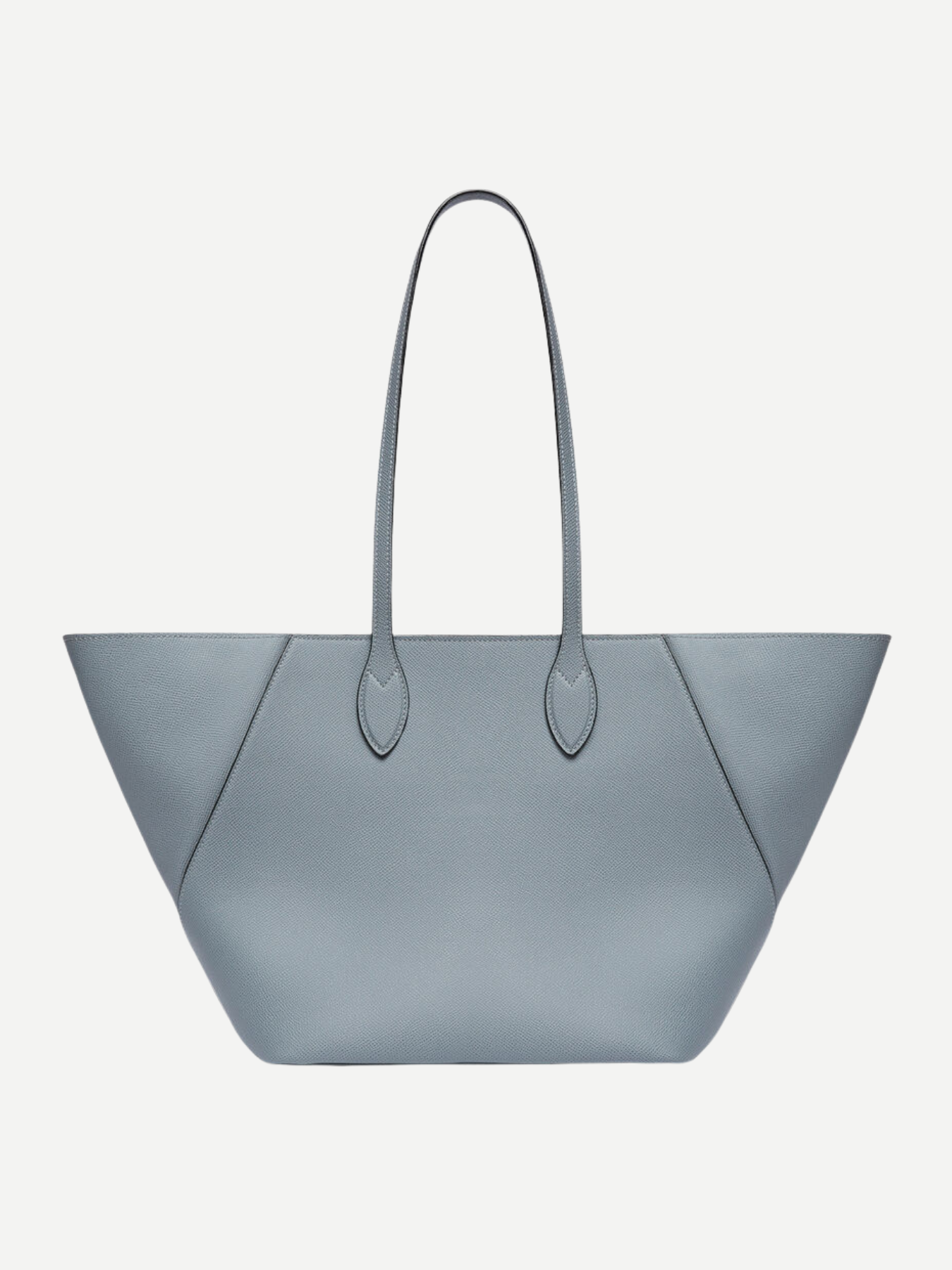 Valextra-Vivi Shopping Medium Bag - Niagara Blue-Bags-Boboli-Vancouver-Canada