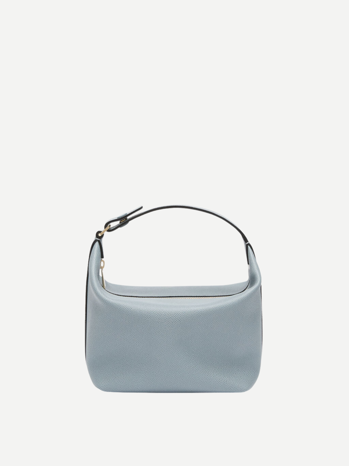 Valextra-Mochi Top Handle Mini Bag - Niagara Blue-Bags-Boboli-Vancouver-Canada