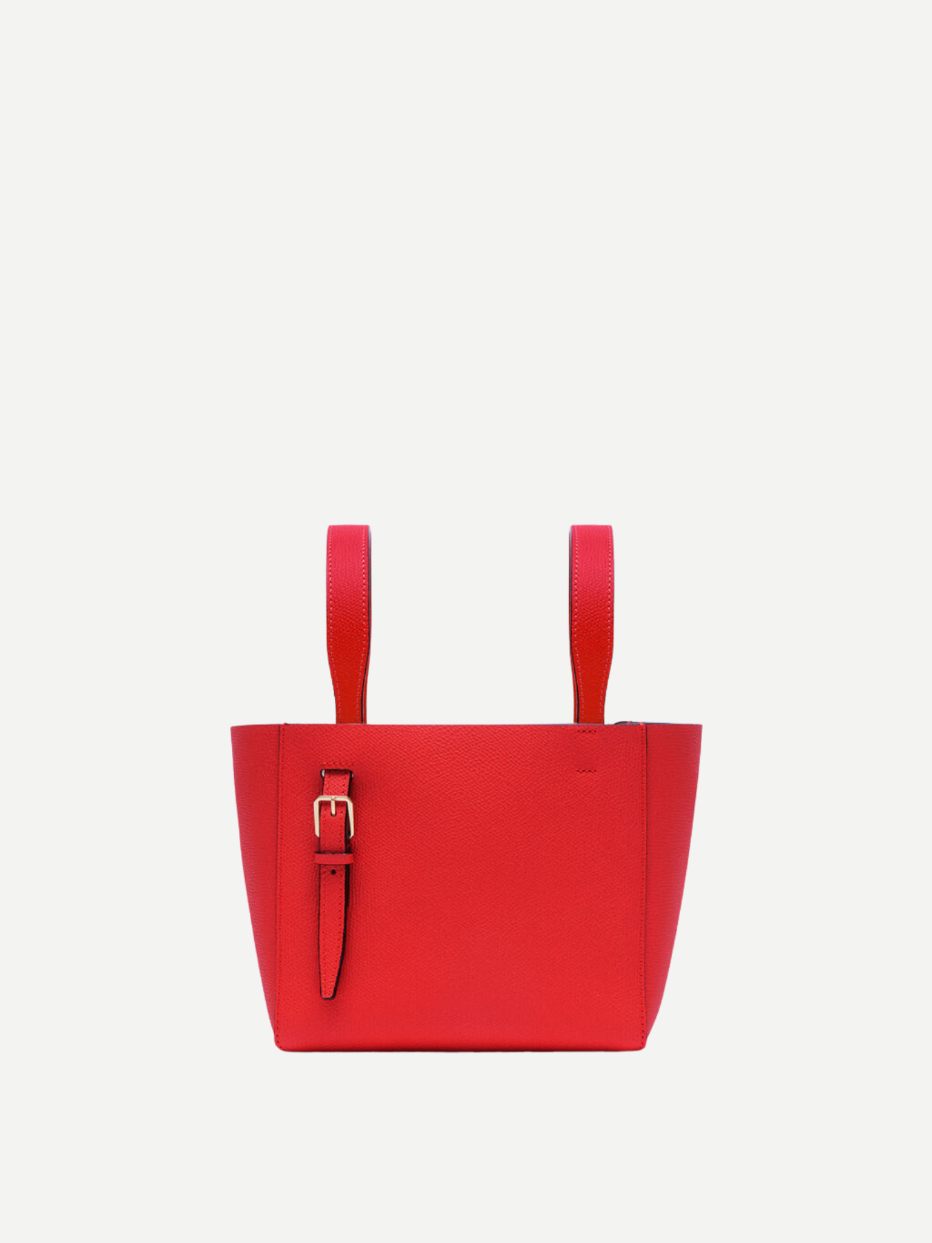Valextra-Soft Bucket Micro Bag - Crimson-Bags-Boboli-Vancouver-Canada