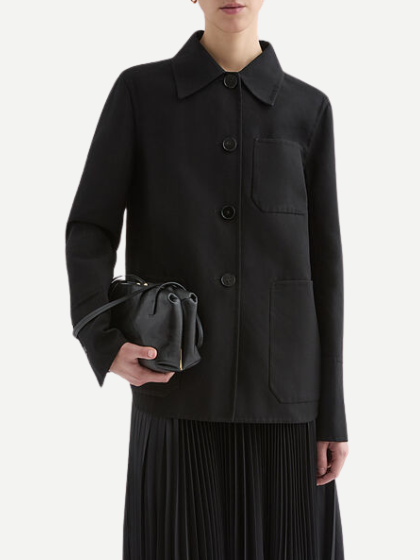 Jil Sander-Jacket - Black-Jackets-Boboli-Vancouver-Canada