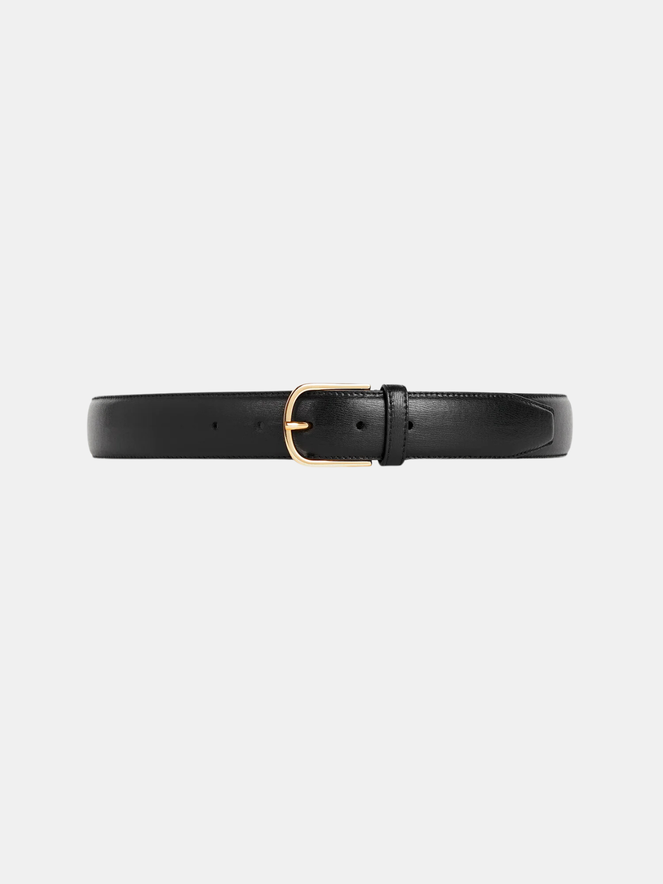 Totême-Wide Trouser Belt - Black-Belts-EU 80-Boboli-Vancouver-Canada